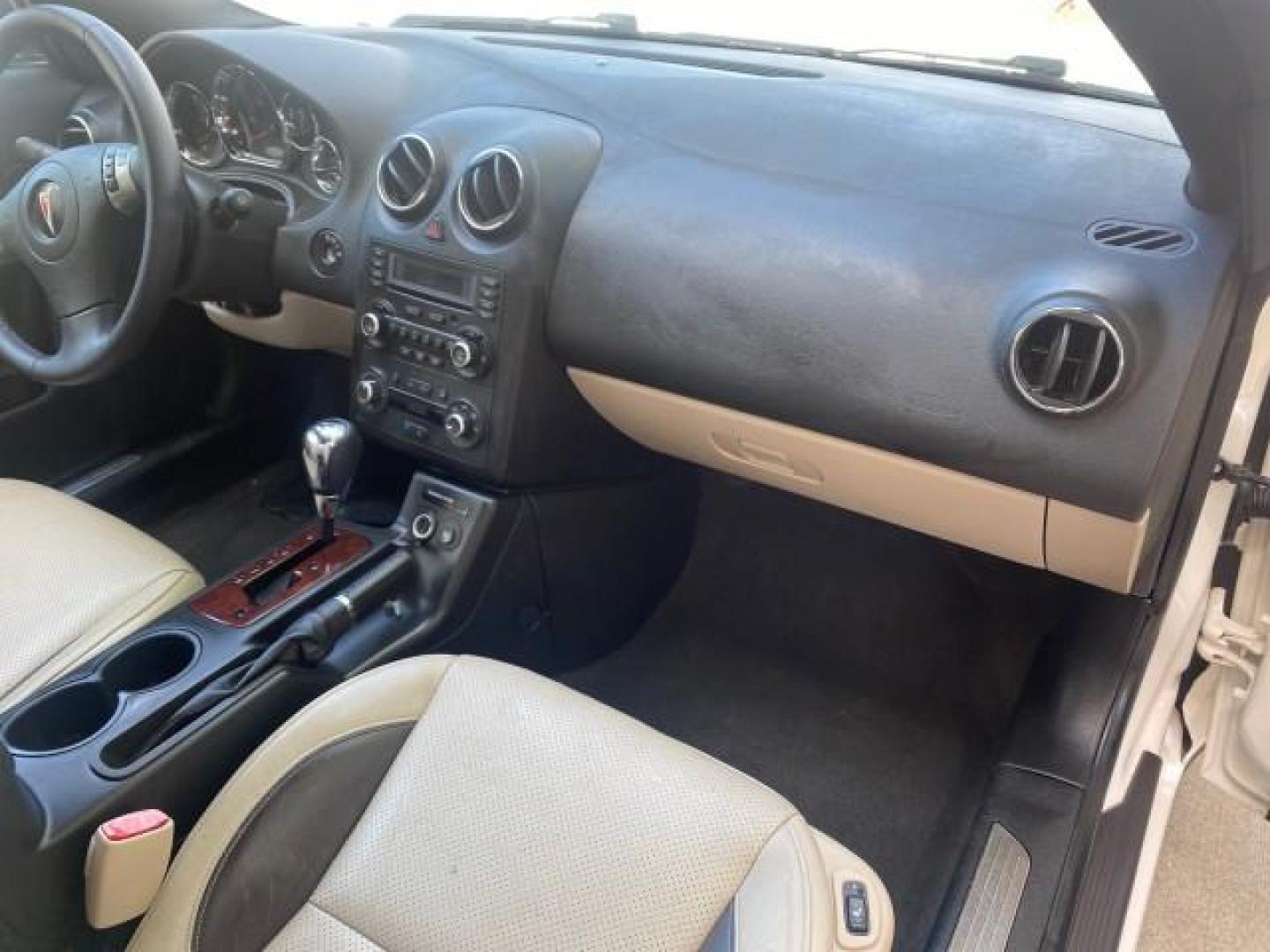 2008 White Diamond Tricoat /Light Taupe Pontiac G6 GT LOW MILES 44,047 (1G2ZH361484) with an 3.9L VVT V6 SFI Engine engine, Automatic transmission, located at 4701 North Dixie Hwy, Pompano Beach, FL, 33064, (954) 422-2889, 26.240938, -80.123474 - OUR WEBPAGE FLORIDACARS1.COM HAS OVER 100 PHOTOS AND FREE CARFAX LINK 2008 PONTIAC G6 GT VIN: 1G2ZH361484136254 1 G 2 Z H 3 6 1 4 8 4 1 3 6 2 5 4 CONVERTIBLE 3.9L V6 F GASOLINE FRONT WHEEL DRIVE Top Features Alloy Wheels Front Seat Heaters Hard Top Leather Seats Monsoon Sound Premium Package Satelli - Photo#98