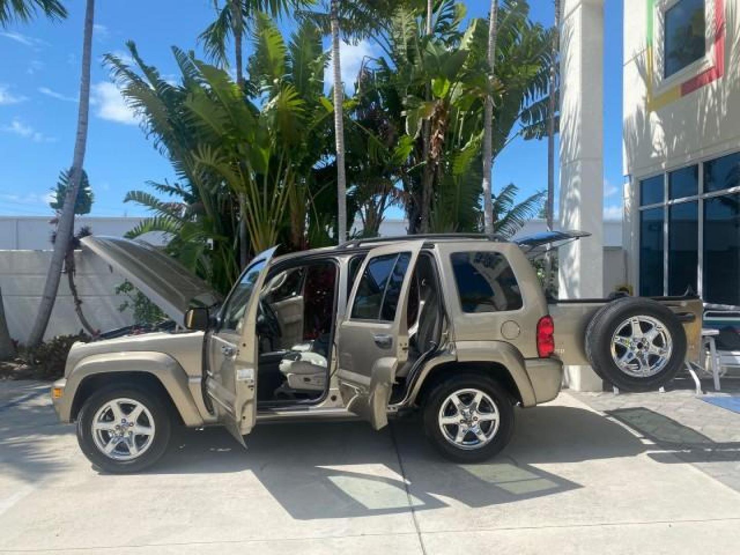 2003 Cactus Green Pearl Coat /Dark Slate Gray Jeep Liberty Limited 1 OWNER LOW MILES 71,149 (1J4GK58KX3W) with an 3.7L V6 Engine engine, Automatic transmission, located at 4701 North Dixie Hwy, Pompano Beach, FL, 33064, (954) 422-2889, 26.240938, -80.123474 - OUR WEBPAGE FLORIDACARS1.COM HAS OVER 100 PHOTOS AND FREE CARFAX LINK 2003 JEEP LIBERTY LIMITED VIN: 1J4GK58KX3W598220 1 J 4 G K 5 8 K X 3 W 5 9 8 2 2 0 4 DOOR WAGON/SPORT UTILITY 3.7L V6 F GASOLINE REAR WHEEL DRIVE Top Features Alloy Wheels Leather Seats Tow Hitch Basic Features AM/FM Stereo Air Co - Photo#8