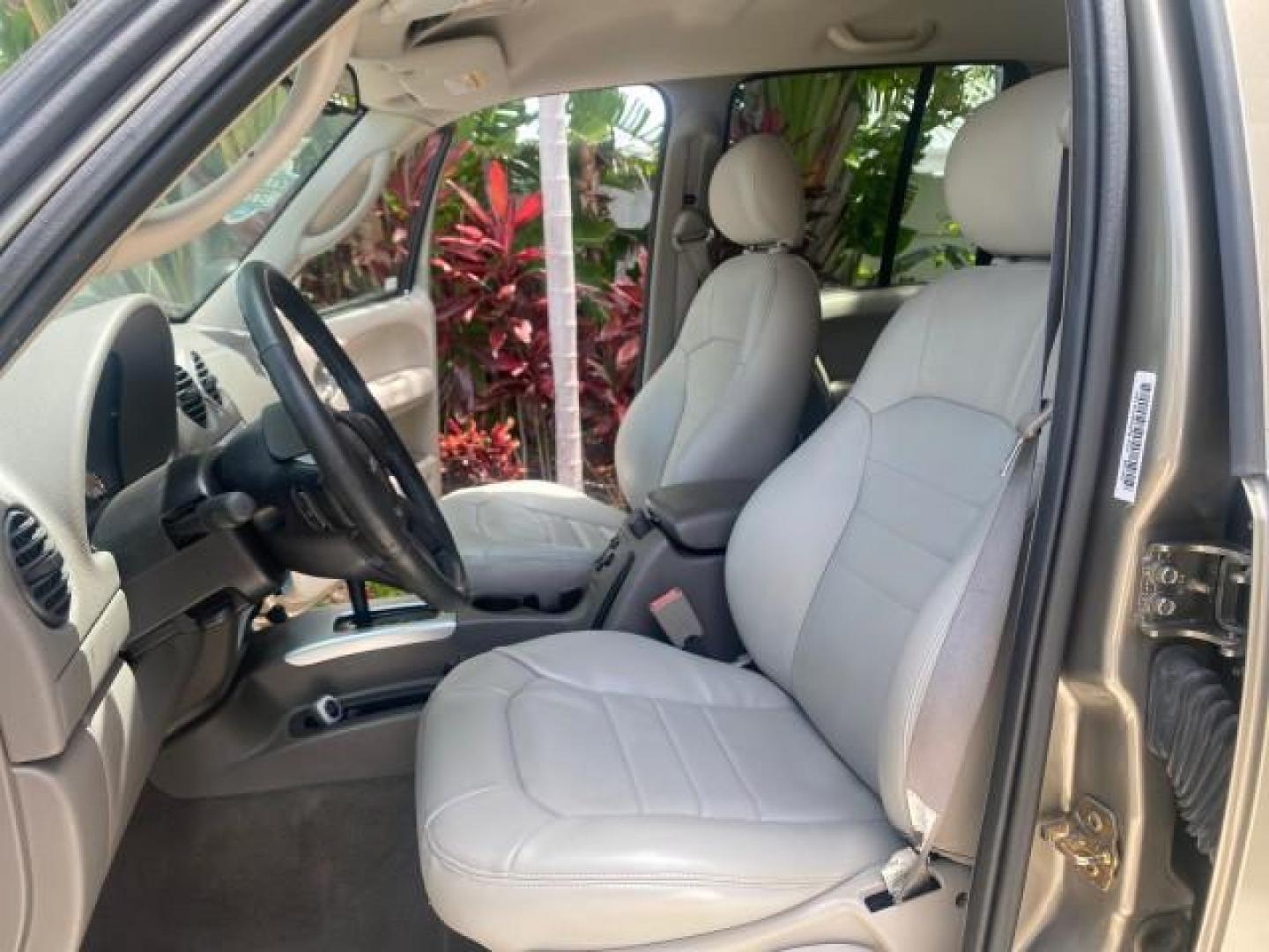 2003 Cactus Green Pearl Coat /Dark Slate Gray Jeep Liberty Limited 1 OWNER LOW MILES 71,149 (1J4GK58KX3W) with an 3.7L V6 Engine engine, Automatic transmission, located at 4701 North Dixie Hwy, Pompano Beach, FL, 33064, (954) 422-2889, 26.240938, -80.123474 - OUR WEBPAGE FLORIDACARS1.COM HAS OVER 100 PHOTOS AND FREE CARFAX LINK 2003 JEEP LIBERTY LIMITED VIN: 1J4GK58KX3W598220 1 J 4 G K 5 8 K X 3 W 5 9 8 2 2 0 4 DOOR WAGON/SPORT UTILITY 3.7L V6 F GASOLINE REAR WHEEL DRIVE Top Features Alloy Wheels Leather Seats Tow Hitch Basic Features AM/FM Stereo Air Co - Photo#10