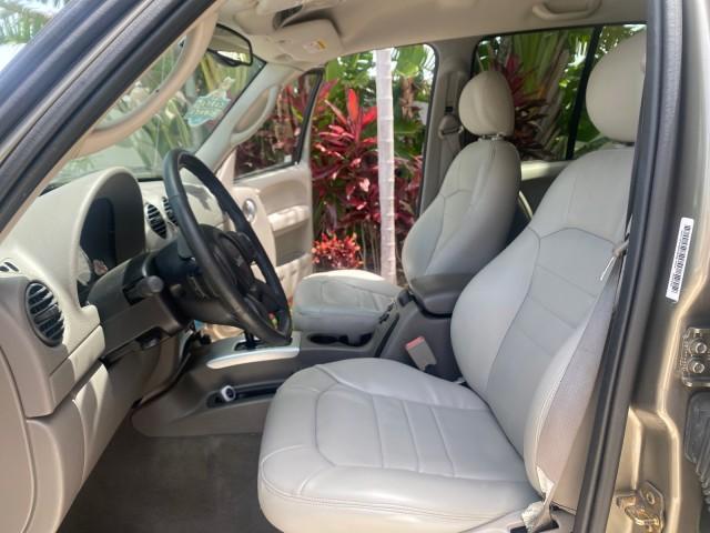 2003 Light Khaki Metallic /Dark Slate Gray Jeep Liberty Limited 1 OWNER LOW MILES 71,151 (1J4GK58KX3W) with an 3.7L V6 Engine engine, Automatic transmission, located at 4701 North Dixie Hwy, Pompano Beach, FL, 33064, (954) 422-2889, 26.240938, -80.123474 - OUR WEBPAGE FLORIDACARS1.COM HAS OVER 100 PHOTOS AND FREE CARFAX LINK 2003 JEEP LIBERTY LIMITED VIN: 1J4GK58KX3W598220 1 J 4 G K 5 8 K X 3 W 5 9 8 2 2 0 4 DOOR WAGON/SPORT UTILITY 3.7L V6 F GASOLINE REAR WHEEL DRIVE Top Features Alloy Wheels Leather Seats Tow Hitch Basic Features AM/FM Stereo Air Co - Photo#34