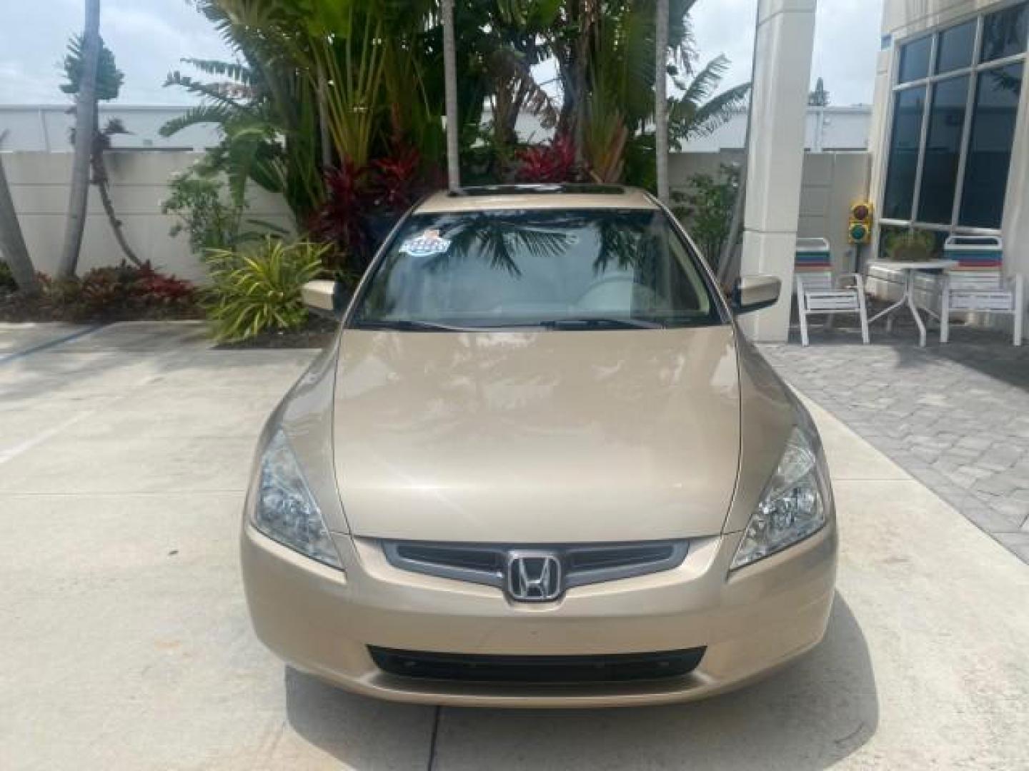 2004 Graphite Pearl /Ivory Honda Accord Sdn EX 1 OWNER LOW MILES 63,652 (1HGCM56614A) with an 2.4L DOHC MPFI 16-Valve i-VTEC I4 Engine engine, Automatic transmission, located at 4701 North Dixie Hwy, Pompano Beach, FL, 33064, (954) 422-2889, 26.240938, -80.123474 - OUR WEBPAGE FLORIDACARS1.COM HAS OVER 100 PHOTOS AND FREE CARFAX LINK 2004 HONDA ACCORD EX VIN: 1HGCM56614A033648 1 H G C M 5 6 6 1 4 A 0 3 3 6 4 8 SEDAN 4 DR 2.4L I4 F DOHC GASOLINE FRONT WHEEL DRIVE Top Features Alloy Wheels Cloth Seats Sunroof(s) Basic Features ABS Brakes AM/FM Stereo Air Conditi - Photo#2