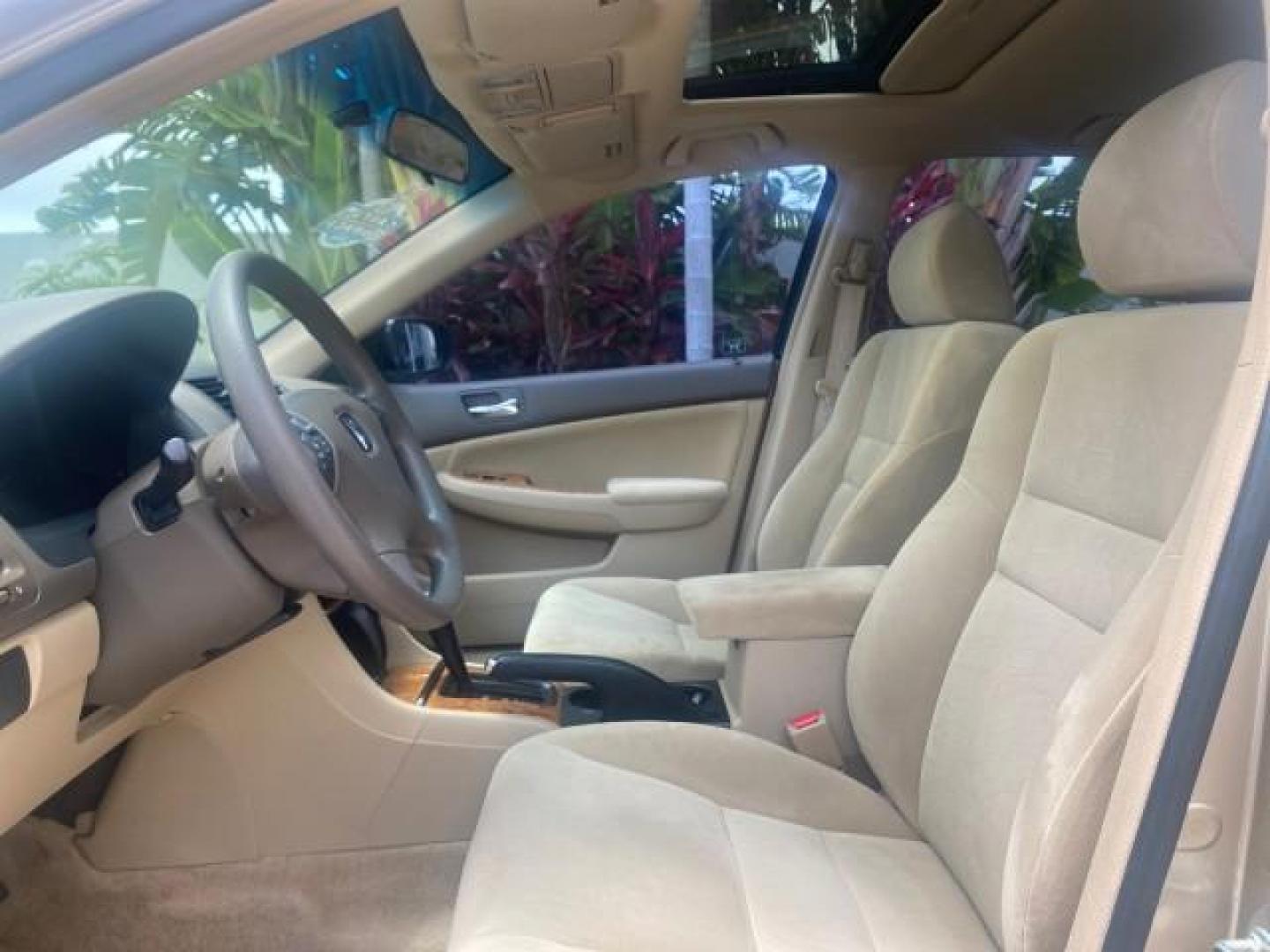 2004 Graphite Pearl /Ivory Honda Accord Sdn EX 1 OWNER LOW MILES 63,652 (1HGCM56614A) with an 2.4L DOHC MPFI 16-Valve i-VTEC I4 Engine engine, Automatic transmission, located at 4701 North Dixie Hwy, Pompano Beach, FL, 33064, (954) 422-2889, 26.240938, -80.123474 - OUR WEBPAGE FLORIDACARS1.COM HAS OVER 100 PHOTOS AND FREE CARFAX LINK 2004 HONDA ACCORD EX VIN: 1HGCM56614A033648 1 H G C M 5 6 6 1 4 A 0 3 3 6 4 8 SEDAN 4 DR 2.4L I4 F DOHC GASOLINE FRONT WHEEL DRIVE Top Features Alloy Wheels Cloth Seats Sunroof(s) Basic Features ABS Brakes AM/FM Stereo Air Conditi - Photo#34