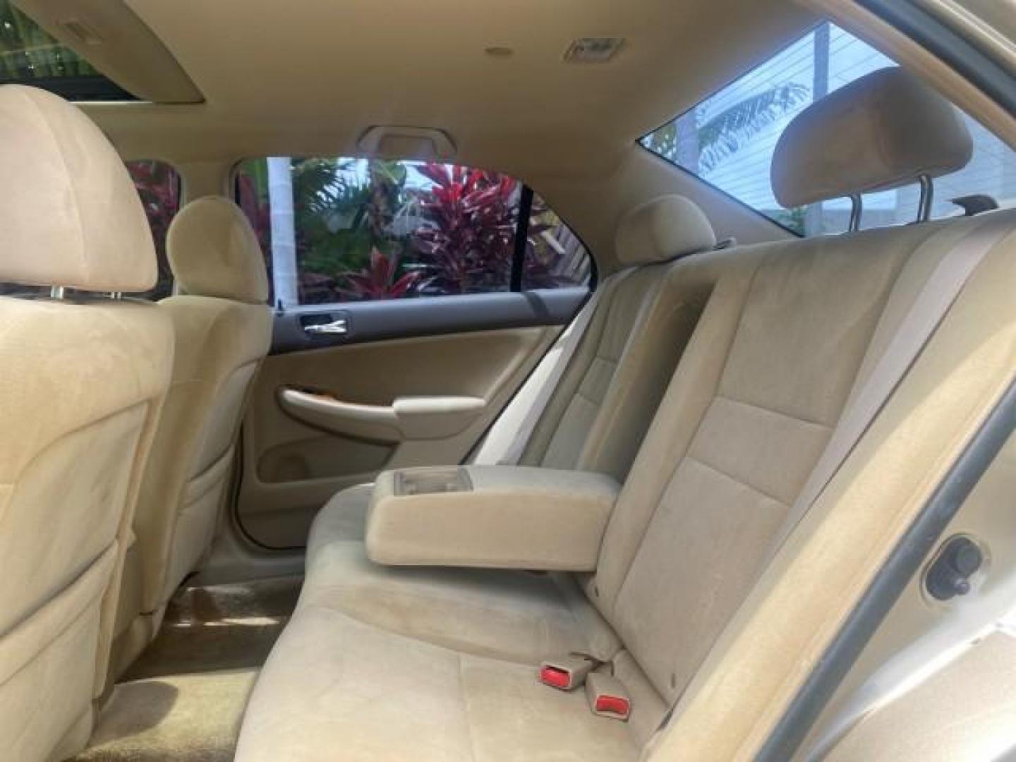 2004 Graphite Pearl /Ivory Honda Accord Sdn EX 1 OWNER LOW MILES 63,652 (1HGCM56614A) with an 2.4L DOHC MPFI 16-Valve i-VTEC I4 Engine engine, Automatic transmission, located at 4701 North Dixie Hwy, Pompano Beach, FL, 33064, (954) 422-2889, 26.240938, -80.123474 - OUR WEBPAGE FLORIDACARS1.COM HAS OVER 100 PHOTOS AND FREE CARFAX LINK 2004 HONDA ACCORD EX VIN: 1HGCM56614A033648 1 H G C M 5 6 6 1 4 A 0 3 3 6 4 8 SEDAN 4 DR 2.4L I4 F DOHC GASOLINE FRONT WHEEL DRIVE Top Features Alloy Wheels Cloth Seats Sunroof(s) Basic Features ABS Brakes AM/FM Stereo Air Conditi - Photo#67