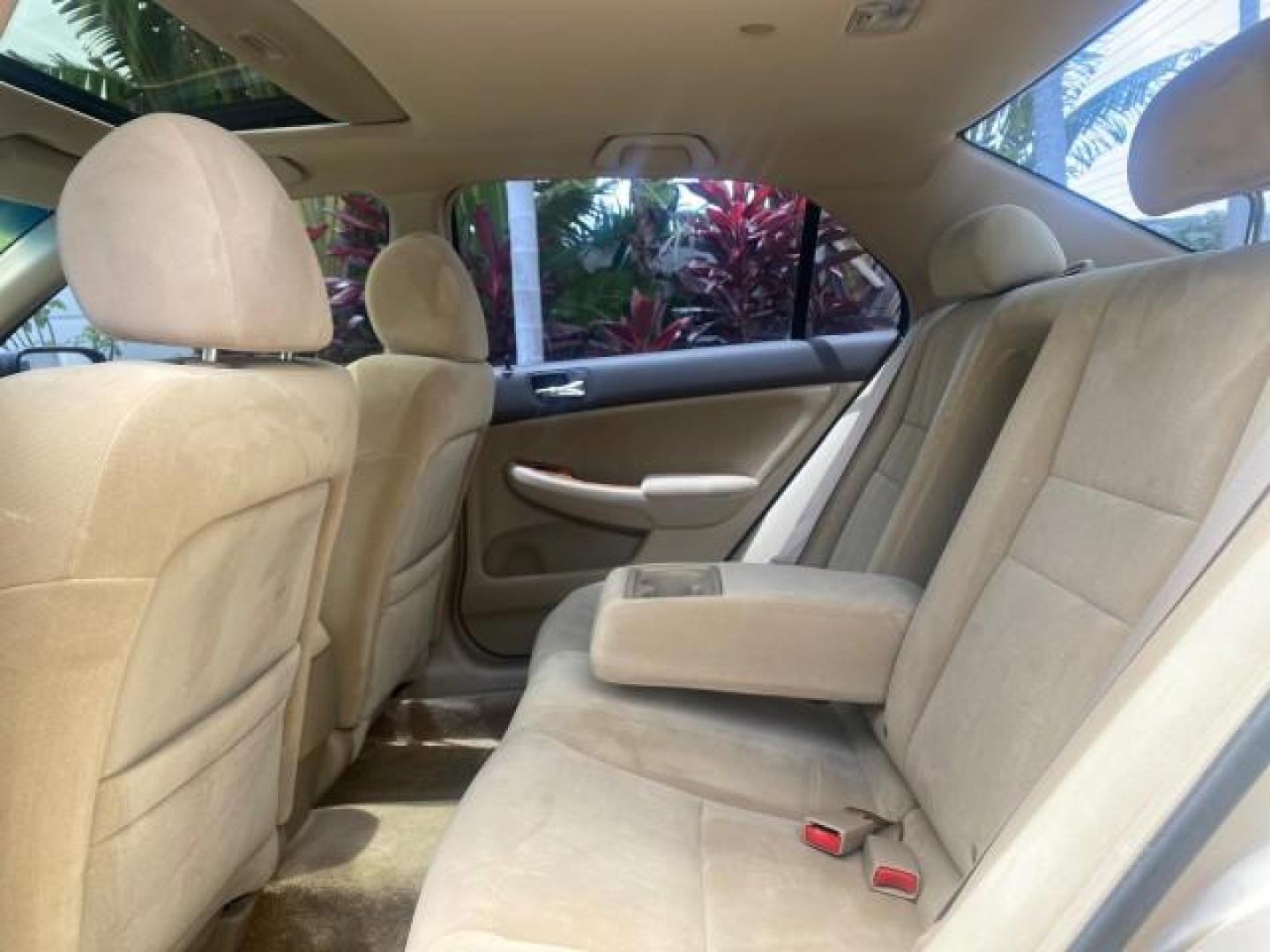 2004 Graphite Pearl /Ivory Honda Accord Sdn EX 1 OWNER LOW MILES 63,652 (1HGCM56614A) with an 2.4L DOHC MPFI 16-Valve i-VTEC I4 Engine engine, Automatic transmission, located at 4701 North Dixie Hwy, Pompano Beach, FL, 33064, (954) 422-2889, 26.240938, -80.123474 - OUR WEBPAGE FLORIDACARS1.COM HAS OVER 100 PHOTOS AND FREE CARFAX LINK 2004 HONDA ACCORD EX VIN: 1HGCM56614A033648 1 H G C M 5 6 6 1 4 A 0 3 3 6 4 8 SEDAN 4 DR 2.4L I4 F DOHC GASOLINE FRONT WHEEL DRIVE Top Features Alloy Wheels Cloth Seats Sunroof(s) Basic Features ABS Brakes AM/FM Stereo Air Conditi - Photo#68