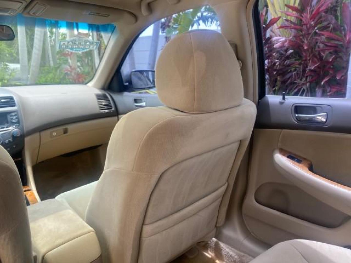 2004 Graphite Pearl /Ivory Honda Accord Sdn EX 1 OWNER LOW MILES 63,652 (1HGCM56614A) with an 2.4L DOHC MPFI 16-Valve i-VTEC I4 Engine engine, Automatic transmission, located at 4701 North Dixie Hwy, Pompano Beach, FL, 33064, (954) 422-2889, 26.240938, -80.123474 - OUR WEBPAGE FLORIDACARS1.COM HAS OVER 100 PHOTOS AND FREE CARFAX LINK 2004 HONDA ACCORD EX VIN: 1HGCM56614A033648 1 H G C M 5 6 6 1 4 A 0 3 3 6 4 8 SEDAN 4 DR 2.4L I4 F DOHC GASOLINE FRONT WHEEL DRIVE Top Features Alloy Wheels Cloth Seats Sunroof(s) Basic Features ABS Brakes AM/FM Stereo Air Conditi - Photo#74