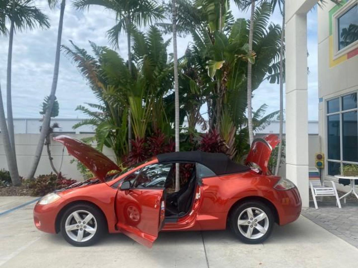 2008 Rave Red Pearl /Dark Charcoal Mitsubishi Eclipse GS LOW MILES 53,445 (4A3AL25F58E) with an 2.4L SOHC MPFI 16-Valve MIVEC I4 Engine engine, Automatic transmission, located at 4701 North Dixie Hwy, Pompano Beach, FL, 33064, (954) 422-2889, 26.240938, -80.123474 - OUR WEBPAGE FLORIDACARS1.COM HAS OVER 100 PHOTOS AND FREE CARFAX LINK 2008 MITSUBISHI ECLIPSE SPYDER GS VIN: 4A3AL25F58E038789 4 A 3 A L 2 5 F 5 8 E 0 3 8 7 8 9 CONVERTIBLE 2.4L I4 F SOHC 16V GASOLINE FRONT WHEEL DRIVE Top Features Alloy Wheels Cloth Seats Rockford Fosgate Sound Satellite Radio Read - Photo#8