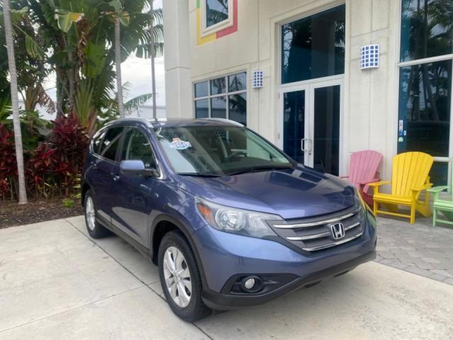 2014 Twilight Blue Metallic /Gray Honda CR-V EX-L LOW MILES 27,328 1 OWNER (2HKRM3H72EH) with an 2.4L I-4 16-Valve DOHC i-VTEC Engine engine, Automatic transmission, located at 4701 North Dixie Hwy, Pompano Beach, FL, 33064, (954) 422-2889, 26.240938, -80.123474 - OUR WEBPAGE FLORIDACARS1.COM HAS OVER 100 PHOTOS AND FREE CARFAX LINK 2014 HONDA CR-V EX-L VIN: 2HKRM3H72EH534254 2 H K R M 3 H 7 2 E H 5 3 4 2 5 4 4 DOOR WAGON/SPORT UTILITY 2.4L I4 F DOHC 16V GASOLINE FRONT WHEEL DRIVE Top Features Alloy Wheels Bluetooth Technology Front Seat Heaters Leather Seats - Photo#1