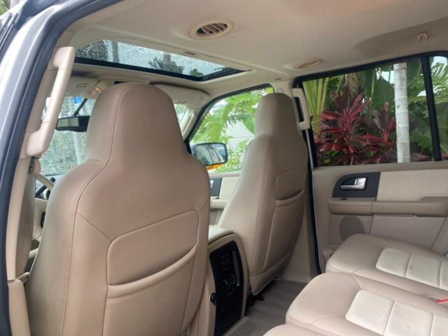 2003 Oxford White /Medium Parchment Ford Expedition Eddie Bauer 1 OWNER (1FMFU17L83L) with an 5.4L SOHC SEFI V8 Triton Engine engine, Automatic transmission, located at 4701 North Dixie Hwy, Pompano Beach, FL, 33064, (954) 422-2889, 26.240938, -80.123474 - OUR WEBPAGE FLORIDACARS1.COM HAS OVER 100 PHOTOS AND FREE CARFAX LINK 2003 FORD EXPEDITION EDDIE BAUER VIN: 1FMFU17L83LB96384 1 F M F U 1 7 L 8 3 L B 9 6 3 8 4 4 DOOR WAGON/SPORT UTILITY 5.4L V8 F SOHC 16V GASOLINE REAR WHEEL DRIVE Top Features Alloy Wheels Audiophile Sound System Front Seat Heaters - Photo#73