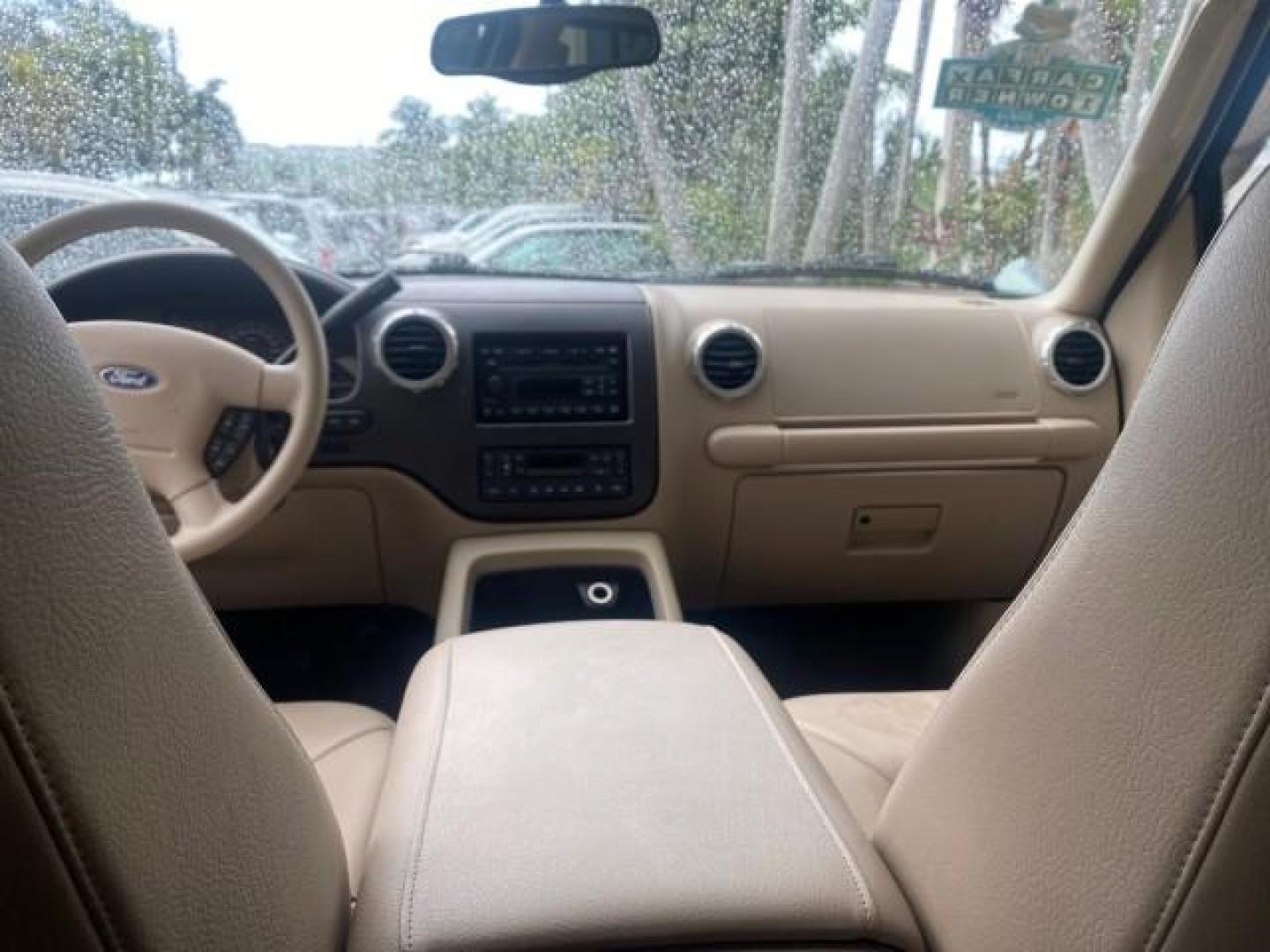 2003 Oxford White /Medium Parchment Ford Expedition Eddie Bauer 1 OWNER (1FMFU17L83L) with an 5.4L SOHC SEFI V8 Triton Engine engine, Automatic transmission, located at 4701 North Dixie Hwy, Pompano Beach, FL, 33064, (954) 422-2889, 26.240938, -80.123474 - OUR WEBPAGE FLORIDACARS1.COM HAS OVER 100 PHOTOS AND FREE CARFAX LINK 2003 FORD EXPEDITION EDDIE BAUER VIN: 1FMFU17L83LB96384 1 F M F U 1 7 L 8 3 L B 9 6 3 8 4 4 DOOR WAGON/SPORT UTILITY 5.4L V8 F SOHC 16V GASOLINE REAR WHEEL DRIVE Top Features Alloy Wheels Audiophile Sound System Front Seat Heaters - Photo#77