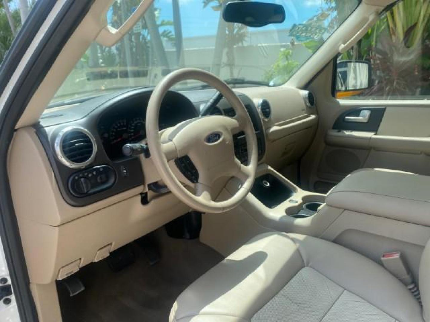 2003 Oxford White /Medium Parchment Ford Expedition Eddie Bauer 1 OWNER (1FMFU17L83L) with an 5.4L SOHC SEFI V8 Triton Engine engine, Automatic transmission, located at 4701 North Dixie Hwy, Pompano Beach, FL, 33064, (954) 422-2889, 26.240938, -80.123474 - OUR WEBPAGE FLORIDACARS1.COM HAS OVER 100 PHOTOS AND FREE CARFAX LINK 2003 FORD EXPEDITION EDDIE BAUER VIN: 1FMFU17L83LB96384 1 F M F U 1 7 L 8 3 L B 9 6 3 8 4 4 DOOR WAGON/SPORT UTILITY 5.4L V8 F SOHC 16V GASOLINE REAR WHEEL DRIVE Top Features Alloy Wheels Audiophile Sound System Front Seat Heaters - Photo#38