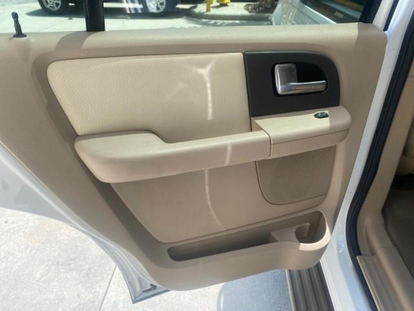 2003 Oxford White /Medium Parchment Ford Expedition Eddie Bauer 1 OWNER (1FMFU17L83L) with an 5.4L SOHC SEFI V8 Triton Engine engine, Automatic transmission, located at 4701 North Dixie Hwy, Pompano Beach, FL, 33064, (954) 422-2889, 26.240938, -80.123474 - OUR WEBPAGE FLORIDACARS1.COM HAS OVER 100 PHOTOS AND FREE CARFAX LINK 2003 FORD EXPEDITION EDDIE BAUER VIN: 1FMFU17L83LB96384 1 F M F U 1 7 L 8 3 L B 9 6 3 8 4 4 DOOR WAGON/SPORT UTILITY 5.4L V8 F SOHC 16V GASOLINE REAR WHEEL DRIVE Top Features Alloy Wheels Audiophile Sound System Front Seat Heaters - Photo#74