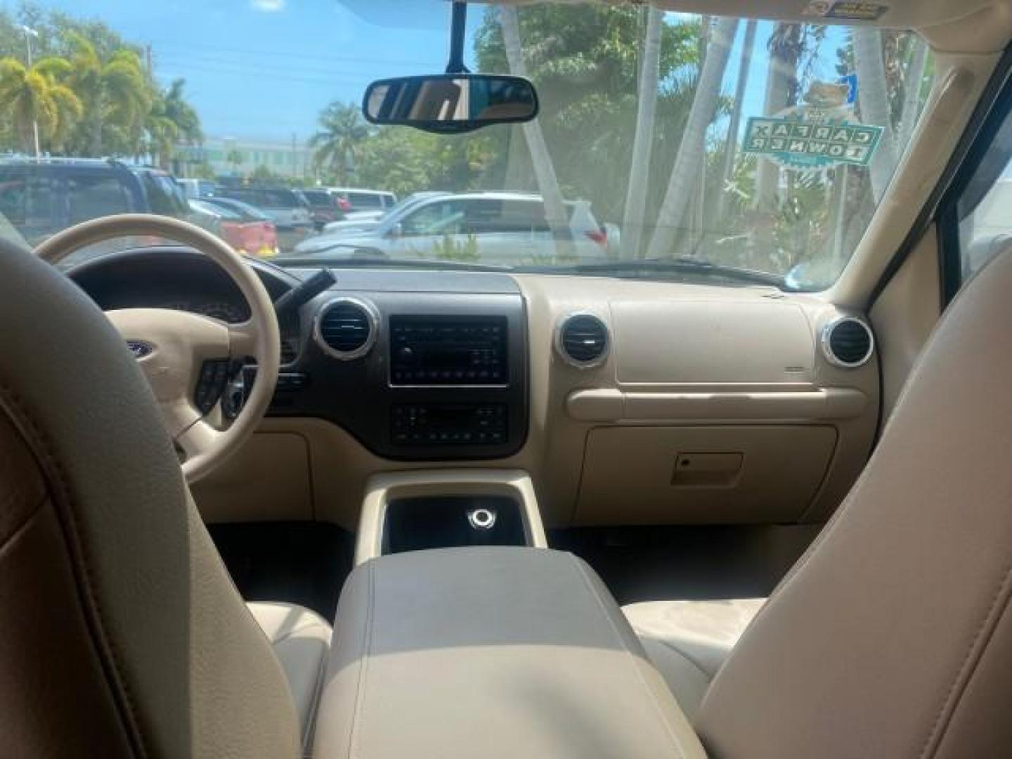 2003 Oxford White /Medium Parchment Ford Expedition Eddie Bauer 1 OWNER (1FMFU17L83L) with an 5.4L SOHC SEFI V8 Triton Engine engine, Automatic transmission, located at 4701 North Dixie Hwy, Pompano Beach, FL, 33064, (954) 422-2889, 26.240938, -80.123474 - OUR WEBPAGE FLORIDACARS1.COM HAS OVER 100 PHOTOS AND FREE CARFAX LINK 2003 FORD EXPEDITION EDDIE BAUER VIN: 1FMFU17L83LB96384 1 F M F U 1 7 L 8 3 L B 9 6 3 8 4 4 DOOR WAGON/SPORT UTILITY 5.4L V8 F SOHC 16V GASOLINE REAR WHEEL DRIVE Top Features Alloy Wheels Audiophile Sound System Front Seat Heaters - Photo#81