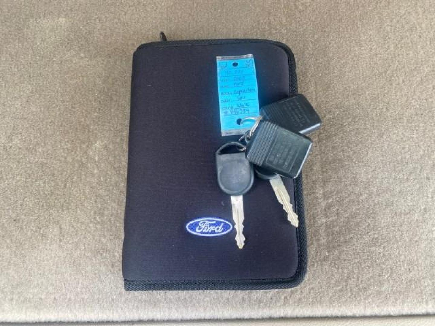 2003 Oxford White /Medium Parchment Ford Expedition Eddie Bauer 1 OWNER (1FMFU17L83L) with an 5.4L SOHC SEFI V8 Triton Engine engine, Automatic transmission, located at 4701 North Dixie Hwy, Pompano Beach, FL, 33064, (954) 422-2889, 26.240938, -80.123474 - OUR WEBPAGE FLORIDACARS1.COM HAS OVER 100 PHOTOS AND FREE CARFAX LINK 2003 FORD EXPEDITION EDDIE BAUER VIN: 1FMFU17L83LB96384 1 F M F U 1 7 L 8 3 L B 9 6 3 8 4 4 DOOR WAGON/SPORT UTILITY 5.4L V8 F SOHC 16V GASOLINE REAR WHEEL DRIVE Top Features Alloy Wheels Audiophile Sound System Front Seat Heaters - Photo#23