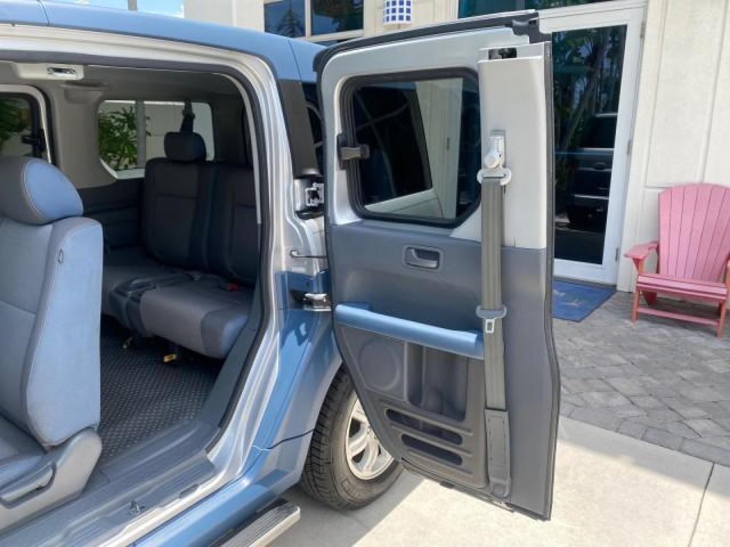 2006 Atomic Blue Metallic /Gray/Blue Honda Element EX LOW MILES 51,488 1 OWNER (5J6YH18666L) with an 2.4L DOHC MPFI 16-Valve i-VTEC I4 Engine engine, Automatic transmission, located at 4701 North Dixie Hwy, Pompano Beach, FL, 33064, (954) 422-2889, 26.240938, -80.123474 - OUR WEBPAGE FLORIDACARS1.COM HAS OVER 100 PHOTOS AND FREE CARFAX LINK 2006 HONDA ELEMENT EX AUTO CHECK 1 OWNER VIN: 5J6YH18666L014478 5 J 6 Y H 1 8 6 6 6 L 0 1 4 4 7 8 4 DOOR WAGON/SPORT UTILITY 2.4L I4 F DOHC 16V GASOLINE FRONT WHEEL DRIVE Top Features Alloy Wheels Bluetooth Technology Cloth Seats - Photo#59