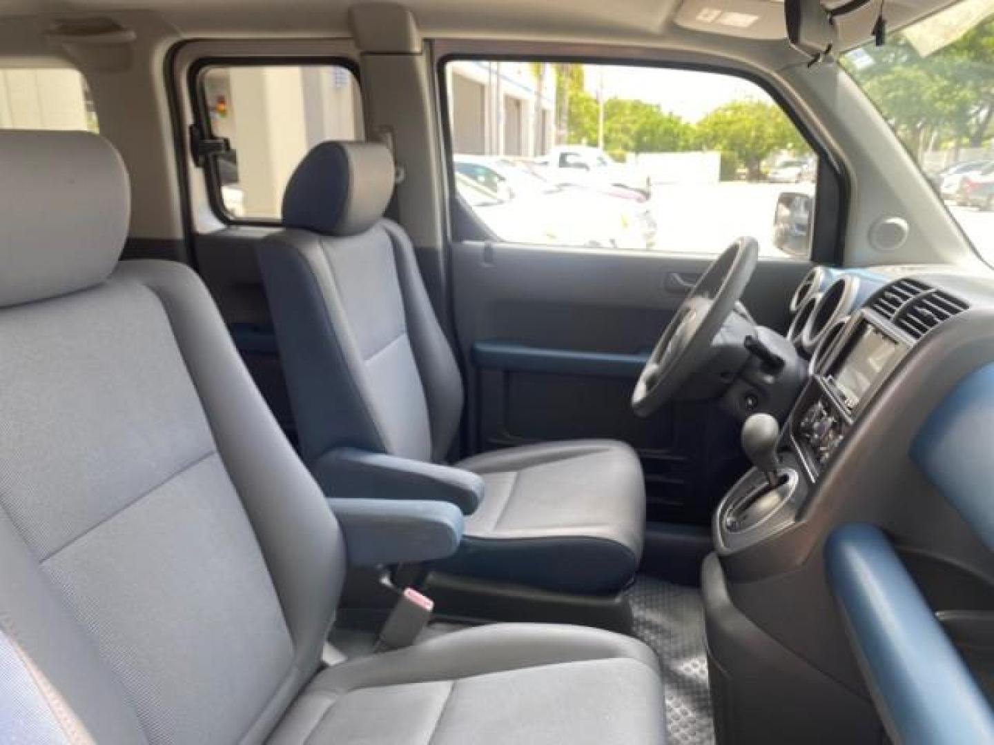 2006 Atomic Blue Metallic /Gray/Blue Honda Element EX LOW MILES 51,488 1 OWNER (5J6YH18666L) with an 2.4L DOHC MPFI 16-Valve i-VTEC I4 Engine engine, Automatic transmission, located at 4701 North Dixie Hwy, Pompano Beach, FL, 33064, (954) 422-2889, 26.240938, -80.123474 - OUR WEBPAGE FLORIDACARS1.COM HAS OVER 100 PHOTOS AND FREE CARFAX LINK 2006 HONDA ELEMENT EX AUTO CHECK 1 OWNER VIN: 5J6YH18666L014478 5 J 6 Y H 1 8 6 6 6 L 0 1 4 4 7 8 4 DOOR WAGON/SPORT UTILITY 2.4L I4 F DOHC 16V GASOLINE FRONT WHEEL DRIVE Top Features Alloy Wheels Bluetooth Technology Cloth Seats - Photo#96