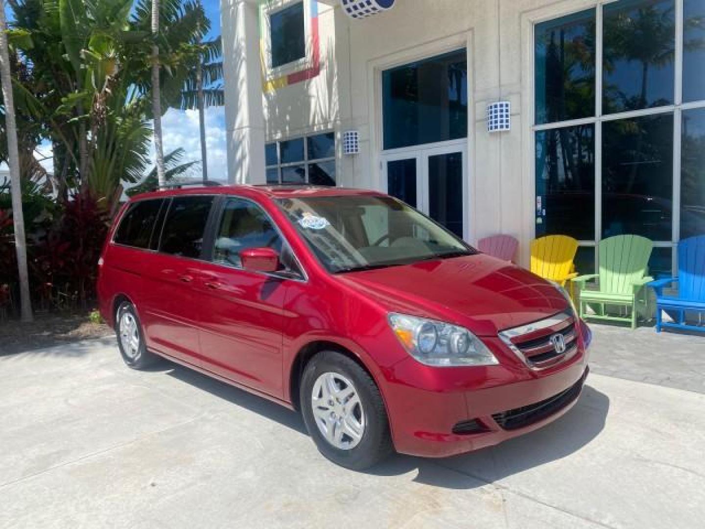 2006 Red Rock Pearl /Ivory Honda Odyssey EX-L 1 OWNER FLORIDA (5FNRL38646B) with an 3.5L SOHC MPFI 24-Valve i-VTEC V6 Engine engine, Automatic transmission, located at 4701 North Dixie Hwy, Pompano Beach, FL, 33064, (954) 422-2889, 26.240938, -80.123474 - OUR WEBPAGE FLORIDACARS1.COM HAS OVER 100 PHOTOS AND FREE CARFAX LINK 2006 HONDA ODYSSEY EX-L VIN: 5FNRL38646B441326 5 F N R L 3 8 6 4 6 B 4 4 1 3 2 6 VAN 3.5L V6 F SOHC 24V GASOLINE FRONT WHEEL DRIVE Top Features Alloy Wheels Fold-Away Third Row Front Seat Heaters Leather Seats Quad Seats Rear Air - Photo#1