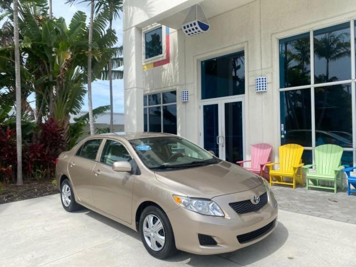 2010 Desert Sand Mica /Bisque Toyota Corolla LE LOW MILES 37,834 (1NXBU4EE1AZ) with an 1.8L DOHC SFI 16-Valve VVT-i 4-Cyl Engine engine, Automatic transmission, located at 4701 North Dixie Hwy, Pompano Beach, FL, 33064, (954) 422-2889, 26.240938, -80.123474 - OUR WEBPAGE FLORIDACARS1.COM HAS OVER 100 PHOTOS AND FREE CARFAX LINK 2010 TOYOTA COROLLA LE 35 mpg VIN: 1NXBU4EE1AZ270742 1 N X B U 4 E E 1 A Z 2 7 0 7 4 2 SEDAN 4 DR 1.8L I4 F DOHC 16V GASOLINE FRONT WHEEL DRIVE Top Features Cloth Seats Satellite Radio Ready Basic Features ABS Brakes AM/FM Stereo - Photo#1