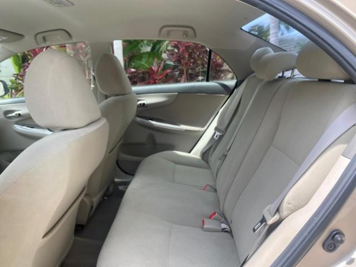 2010 Desert Sand Mica /Bisque Toyota Corolla LE LOW MILES 37,834 (1NXBU4EE1AZ) with an 1.8L DOHC SFI 16-Valve VVT-i 4-Cyl Engine engine, Automatic transmission, located at 4701 North Dixie Hwy, Pompano Beach, FL, 33064, (954) 422-2889, 26.240938, -80.123474 - OUR WEBPAGE FLORIDACARS1.COM HAS OVER 100 PHOTOS AND FREE CARFAX LINK 2010 TOYOTA COROLLA LE 35 mpg VIN: 1NXBU4EE1AZ270742 1 N X B U 4 E E 1 A Z 2 7 0 7 4 2 SEDAN 4 DR 1.8L I4 F DOHC 16V GASOLINE FRONT WHEEL DRIVE Top Features Cloth Seats Satellite Radio Ready Basic Features ABS Brakes AM/FM Stereo - Photo#66