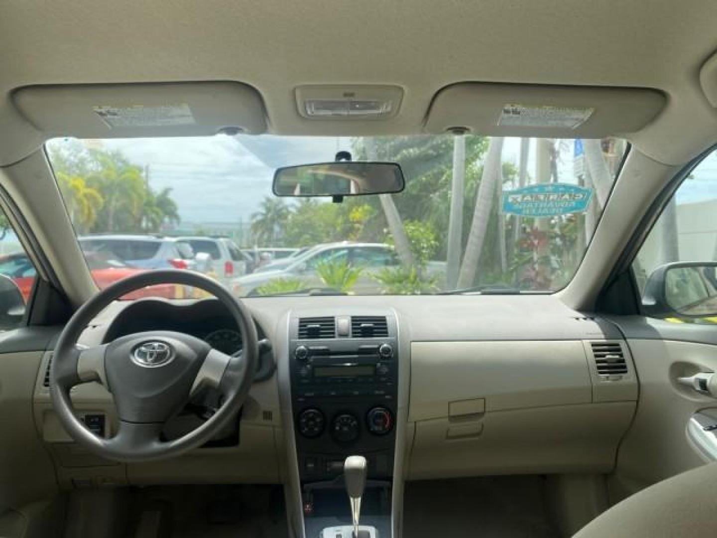 2010 Desert Sand Mica /Bisque Toyota Corolla LE LOW MILES 37,834 (1NXBU4EE1AZ) with an 1.8L DOHC SFI 16-Valve VVT-i 4-Cyl Engine engine, Automatic transmission, located at 4701 North Dixie Hwy, Pompano Beach, FL, 33064, (954) 422-2889, 26.240938, -80.123474 - OUR WEBPAGE FLORIDACARS1.COM HAS OVER 100 PHOTOS AND FREE CARFAX LINK 2010 TOYOTA COROLLA LE 35 mpg VIN: 1NXBU4EE1AZ270742 1 N X B U 4 E E 1 A Z 2 7 0 7 4 2 SEDAN 4 DR 1.8L I4 F DOHC 16V GASOLINE FRONT WHEEL DRIVE Top Features Cloth Seats Satellite Radio Ready Basic Features ABS Brakes AM/FM Stereo - Photo#73