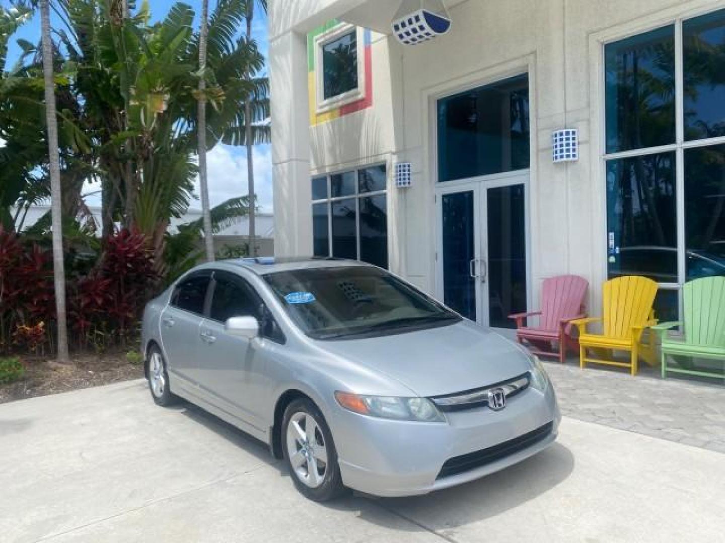 2008 Galaxy Gray Metallic /Gray Honda Civic Sdn 5 SPD EX LOW MILES 45,323 (1HGFA15818L) with an 1.8L SOHC MPFI 16-Valve i-VTEC I4 Engine engine, Manual transmission, located at 4701 North Dixie Hwy, Pompano Beach, FL, 33064, (954) 422-2889, 26.240938, -80.123474 - OUR WEBPAGE FLORIDACARS1.COM HAS OVER 100 PHOTOS AND FREE CARFAX LINK 2008 HONDA CIVIC EX VIN: 1HGFA15818L077404 1 H G F A 1 5 8 1 8 L 0 7 7 4 0 4 SEDAN 4 DR 1.8L I4 F SOHC 16V GASOLINE FRONT WHEEL DRIVE Top Features Alloy Wheels Cloth Seats Sunroof(s) Basic Features ABS Brakes AM/FM Stereo Air Cond - Photo#1