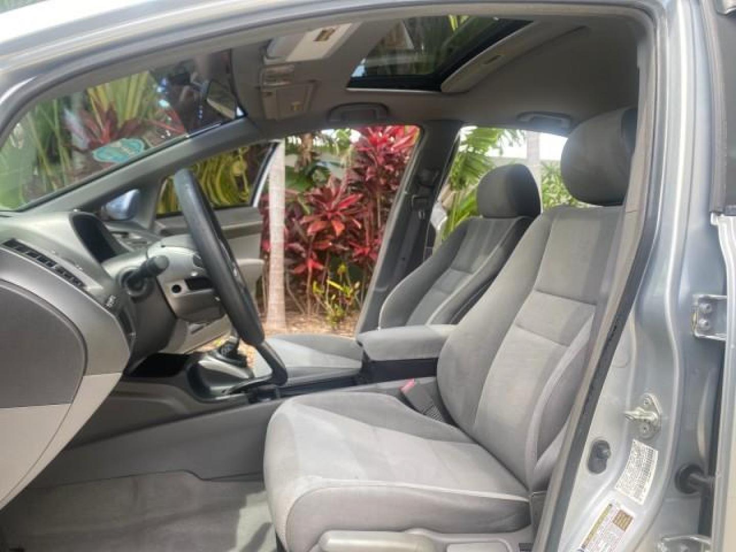 2008 Galaxy Gray Metallic /Gray Honda Civic Sdn 5 SPD EX LOW MILES 45,323 (1HGFA15818L) with an 1.8L SOHC MPFI 16-Valve i-VTEC I4 Engine engine, Manual transmission, located at 4701 North Dixie Hwy, Pompano Beach, FL, 33064, (954) 422-2889, 26.240938, -80.123474 - OUR WEBPAGE FLORIDACARS1.COM HAS OVER 100 PHOTOS AND FREE CARFAX LINK 2008 HONDA CIVIC EX VIN: 1HGFA15818L077404 1 H G F A 1 5 8 1 8 L 0 7 7 4 0 4 SEDAN 4 DR 1.8L I4 F SOHC 16V GASOLINE FRONT WHEEL DRIVE Top Features Alloy Wheels Cloth Seats Sunroof(s) Basic Features ABS Brakes AM/FM Stereo Air Cond - Photo#10