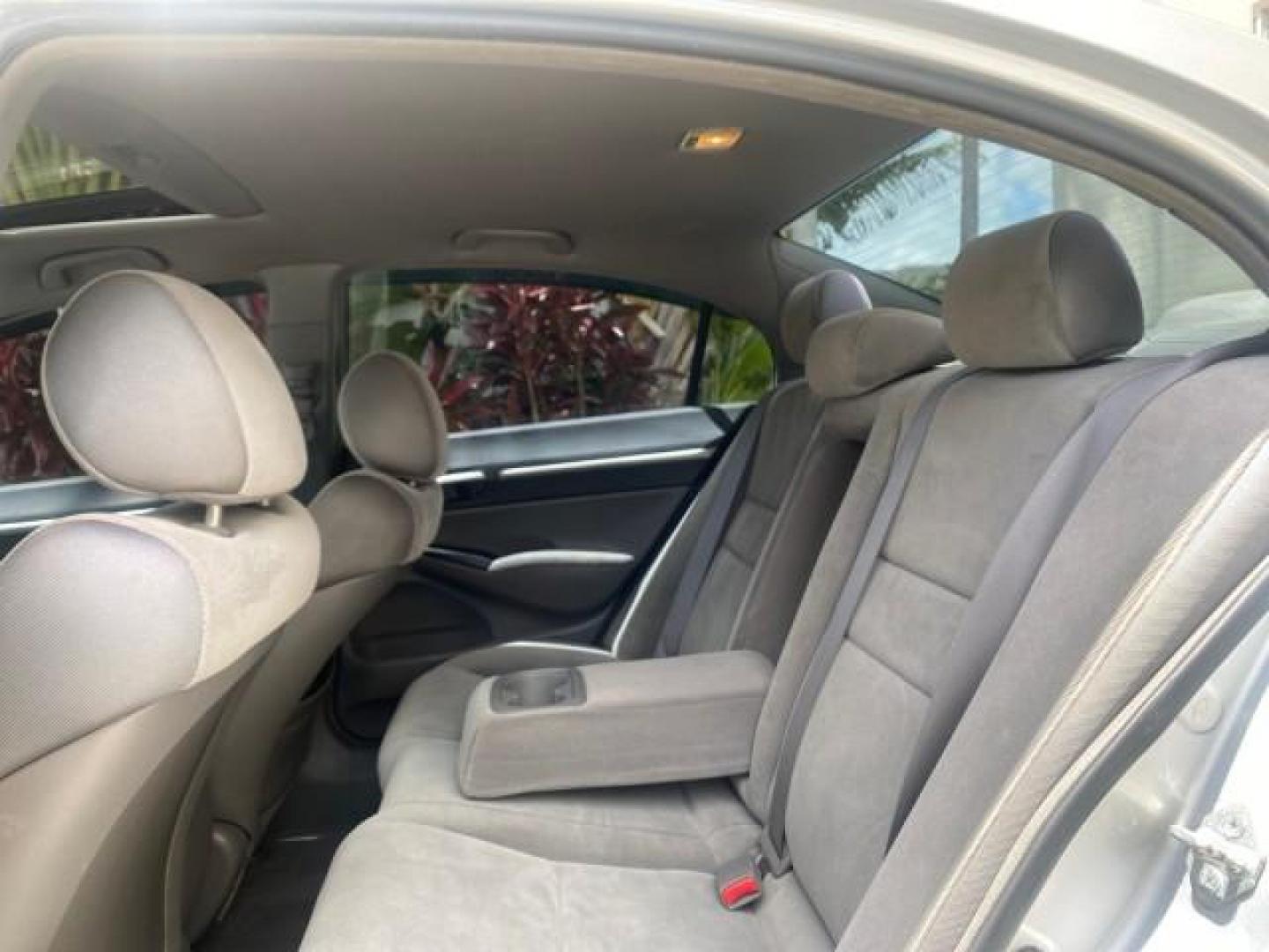 2008 Galaxy Gray Metallic /Gray Honda Civic Sdn 5 SPD EX LOW MILES 45,323 (1HGFA15818L) with an 1.8L SOHC MPFI 16-Valve i-VTEC I4 Engine engine, Manual transmission, located at 4701 North Dixie Hwy, Pompano Beach, FL, 33064, (954) 422-2889, 26.240938, -80.123474 - OUR WEBPAGE FLORIDACARS1.COM HAS OVER 100 PHOTOS AND FREE CARFAX LINK 2008 HONDA CIVIC EX VIN: 1HGFA15818L077404 1 H G F A 1 5 8 1 8 L 0 7 7 4 0 4 SEDAN 4 DR 1.8L I4 F SOHC 16V GASOLINE FRONT WHEEL DRIVE Top Features Alloy Wheels Cloth Seats Sunroof(s) Basic Features ABS Brakes AM/FM Stereo Air Cond - Photo#69