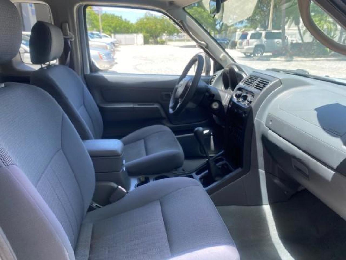 2002 Just Blue Metallic /Gray Nissan Frontier 2WD XE XCAB 5 SPD AC 4 CYL (1N6DD26S42C) with an 2.4L DOHC SMPI 16-Valve 4-Cyl Engine engine, Manual transmission, located at 4701 North Dixie Hwy, Pompano Beach, FL, 33064, (954) 422-2889, 26.240938, -80.123474 - OUR WEBPAGE FLORIDACARS1.COM HAS OVER 100 PHOTOS AND FREE CARFAX LINK 2002 NISSAN FRONTIER XE 4 CYL 5 SPD VIN: 1N6DD26S42C374720 1 N 6 D D 2 6 S 4 2 C 3 7 4 7 2 0 CLUB CAB PICKUP 2.4L I4 F DOHC 16V GASOLINE REAR WHEEL DRIVE Top Features Alloy Wheels Bed Liner Cloth Seats Tow Hitch Basic Features ABS - Photo#93