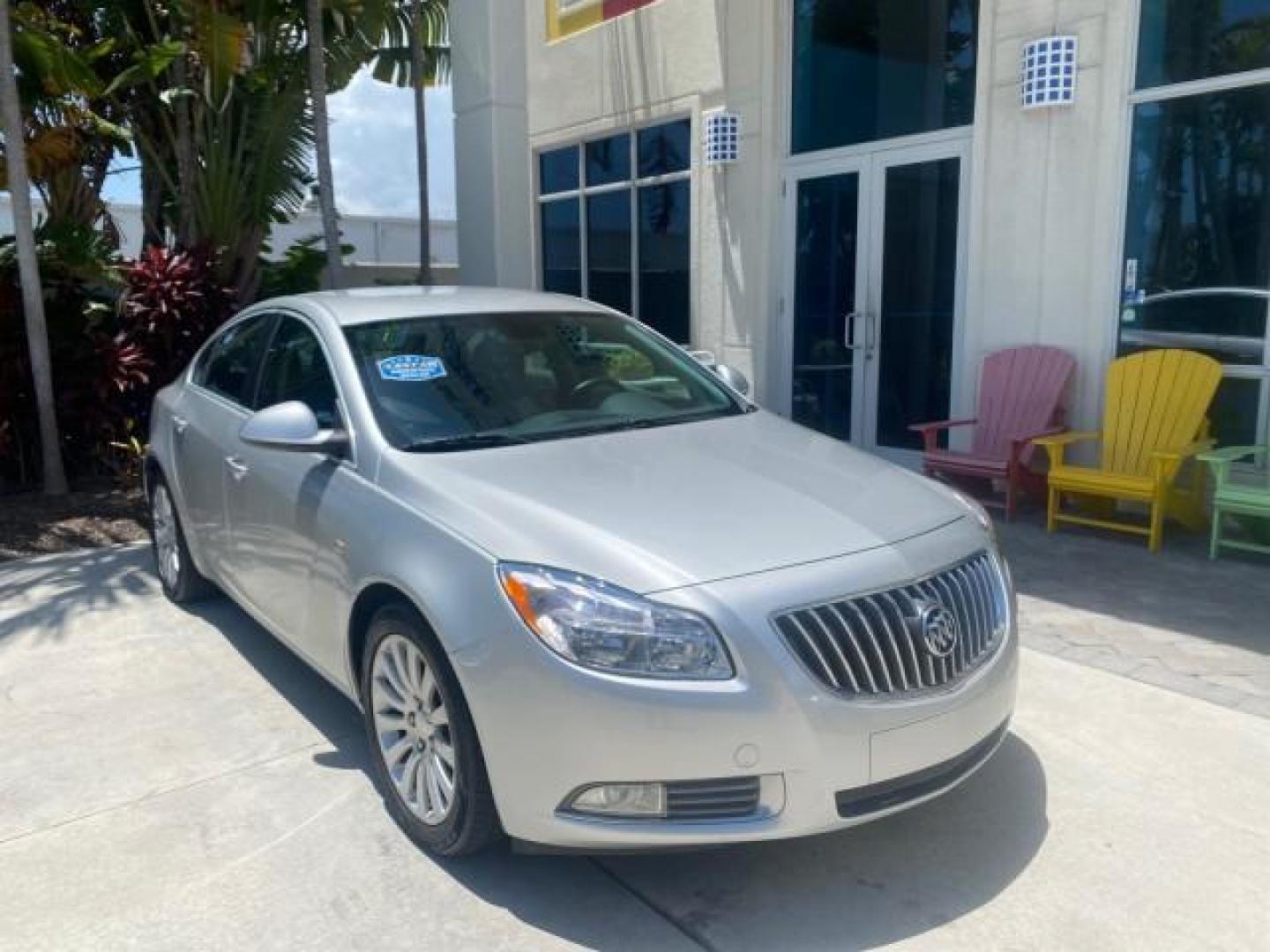2011 Quicksilver Metallic /Ebony Buick Regal CXL LOW MILES 66,819 (W04GN5EC3B1) with an 2.4L Ecotec DOHC 4-Cyl SIDI Spark Ignition DI Engine engine, Automatic transmission, located at 4701 North Dixie Hwy, Pompano Beach, FL, 33064, (954) 422-2889, 26.240938, -80.123474 - OUR WEBPAGE FLORIDACARS1.COM HAS OVER 100 PHOTOS AND FREE CARFAX LINK 2011 BUICK REGAL CXL VIN: W04GN5EC3B1005460 W 0 4 G N 5 E C 3 B 1 0 0 5 4 6 0 SEDAN 4 DR 2.4L I4 F DOHC 16V 30 MPG GASOLINE FRONT WHEEL DRIVE Top Features Alloy Wheels Bluetooth Technology Comfort Package Convenience Package Front - Photo#1