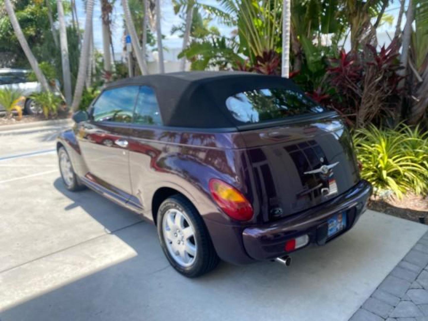 2005 Dark Plum Pearl /Taupe/Pearl Beige Chrysler PT Cruiser TURBO CONV LOW MILES 28,028 (3C3AY55E65T) with an 2.4L DOHC 16-Valve Turbo I4 Engine engine, Automatic transmission, located at 4701 North Dixie Hwy, Pompano Beach, FL, 33064, (954) 422-2889, 26.240938, -80.123474 - OUR WEBPAGE FLORIDACARS1.COM HAS OVER 100 PHOTOS AND FREE CARFAX LINK 2005 CHRYSLER PT CRUISER TOURING LEATHER LOADED VERY NICE NONSMOKER VIN: 3C3AY55E65T518675 3 C 3 A Y 5 5 E 6 5 T 5 1 8 6 7 5 CONVERTIBLE 2.4L I4 F DOHC 16V GASOLINE FRONT WHEEL DRIVE Top Features Alloy Wheels Leather Seats Satelli - Photo#5