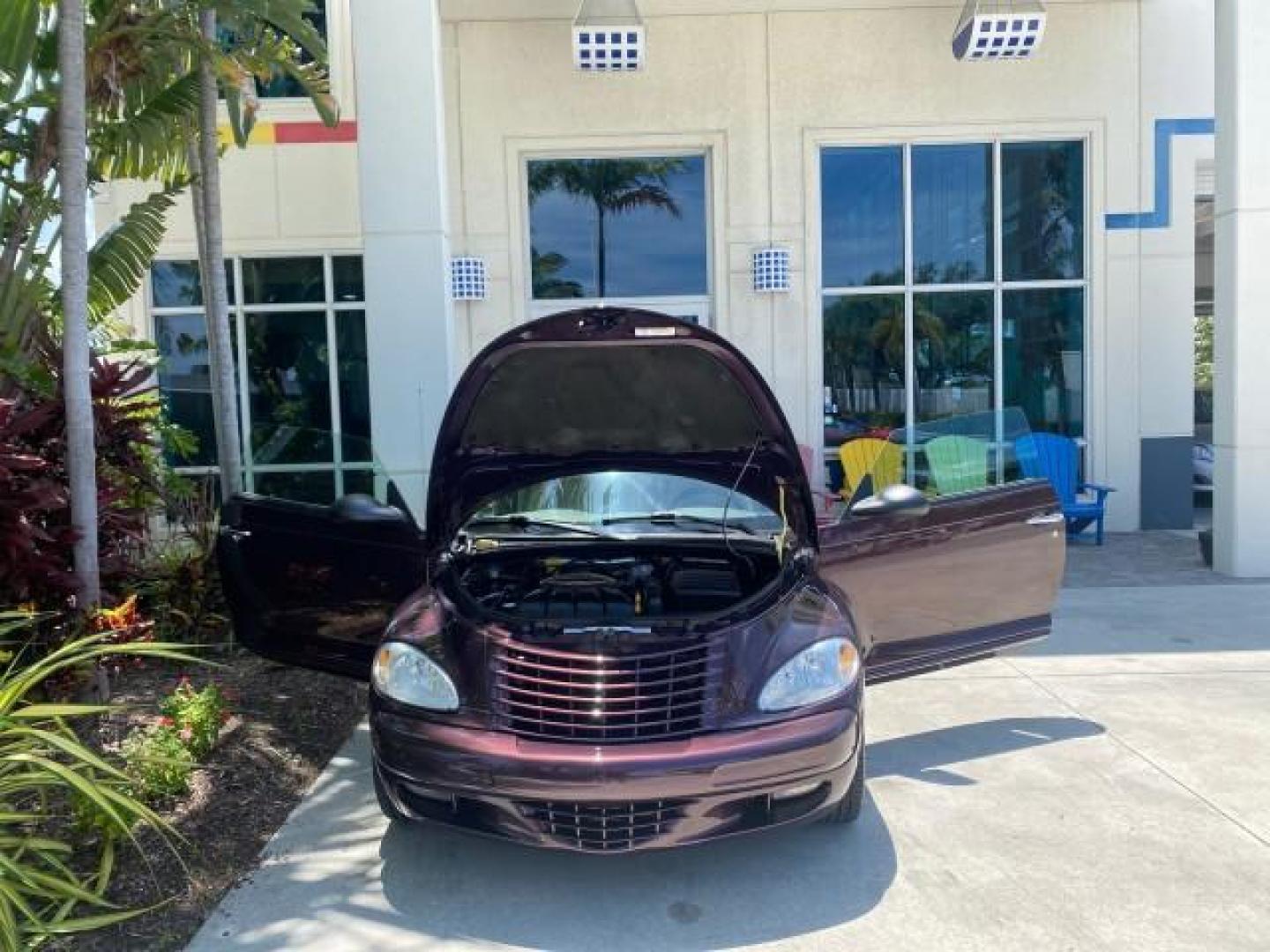 2005 Dark Plum Pearl /Taupe/Pearl Beige Chrysler PT Cruiser TURBO CONV LOW MILES 28,028 (3C3AY55E65T) with an 2.4L DOHC 16-Valve Turbo I4 Engine engine, Automatic transmission, located at 4701 North Dixie Hwy, Pompano Beach, FL, 33064, (954) 422-2889, 26.240938, -80.123474 - OUR WEBPAGE FLORIDACARS1.COM HAS OVER 100 PHOTOS AND FREE CARFAX LINK 2005 CHRYSLER PT CRUISER TOURING LEATHER LOADED VERY NICE NONSMOKER VIN: 3C3AY55E65T518675 3 C 3 A Y 5 5 E 6 5 T 5 1 8 6 7 5 CONVERTIBLE 2.4L I4 F DOHC 16V GASOLINE FRONT WHEEL DRIVE Top Features Alloy Wheels Leather Seats Satelli - Photo#16