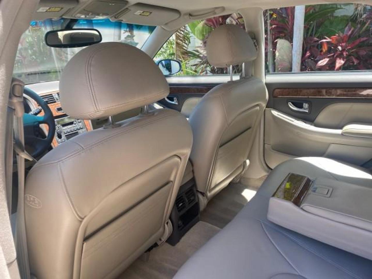 2005 Celadon Green /Beige Hyundai XG350 LOW MILES 46,921 1 OWNER (KMHFU45E55A) with an 3.5L DOHC MPI 24-Valve V6 Engine engine, Automatic transmission, located at 4701 North Dixie Hwy, Pompano Beach, FL, 33064, (954) 422-2889, 26.240938, -80.123474 - OUR WEBPAGE FLORIDACARS1.COM HAS OVER 100 PHOTOS AND FREE CARFAX LINK 2005 HYUNDAI XG350 VIN: KMHFU45E55A380931 K M H F U 4 5 E 5 5 A 3 8 0 9 3 1 SEDAN 4 DR 3.5L V6 F DOHC 24V GASOLINE FRONT WHEEL DRIVE Top Features Alloy Wheels Leather Seats Basic Features ABS Brakes AM/FM Stereo Air Conditioning A - Photo#68