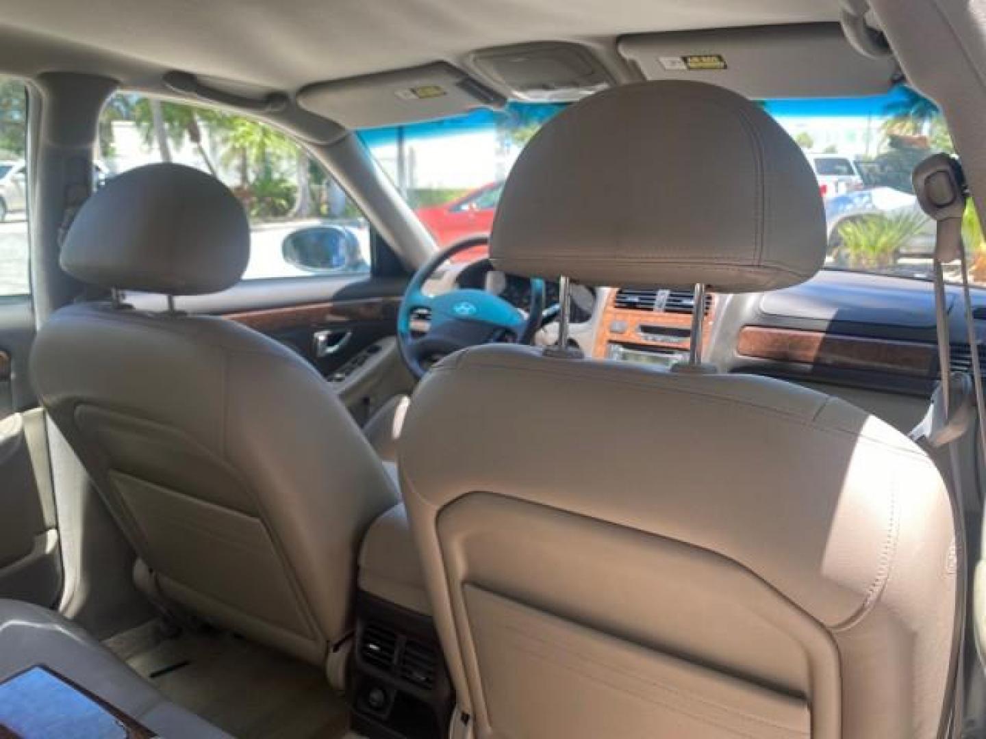 2005 Celadon Green /Beige Hyundai XG350 LOW MILES 46,921 1 OWNER (KMHFU45E55A) with an 3.5L DOHC MPI 24-Valve V6 Engine engine, Automatic transmission, located at 4701 North Dixie Hwy, Pompano Beach, FL, 33064, (954) 422-2889, 26.240938, -80.123474 - OUR WEBPAGE FLORIDACARS1.COM HAS OVER 100 PHOTOS AND FREE CARFAX LINK 2005 HYUNDAI XG350 VIN: KMHFU45E55A380931 K M H F U 4 5 E 5 5 A 3 8 0 9 3 1 SEDAN 4 DR 3.5L V6 F DOHC 24V GASOLINE FRONT WHEEL DRIVE Top Features Alloy Wheels Leather Seats Basic Features ABS Brakes AM/FM Stereo Air Conditioning A - Photo#98