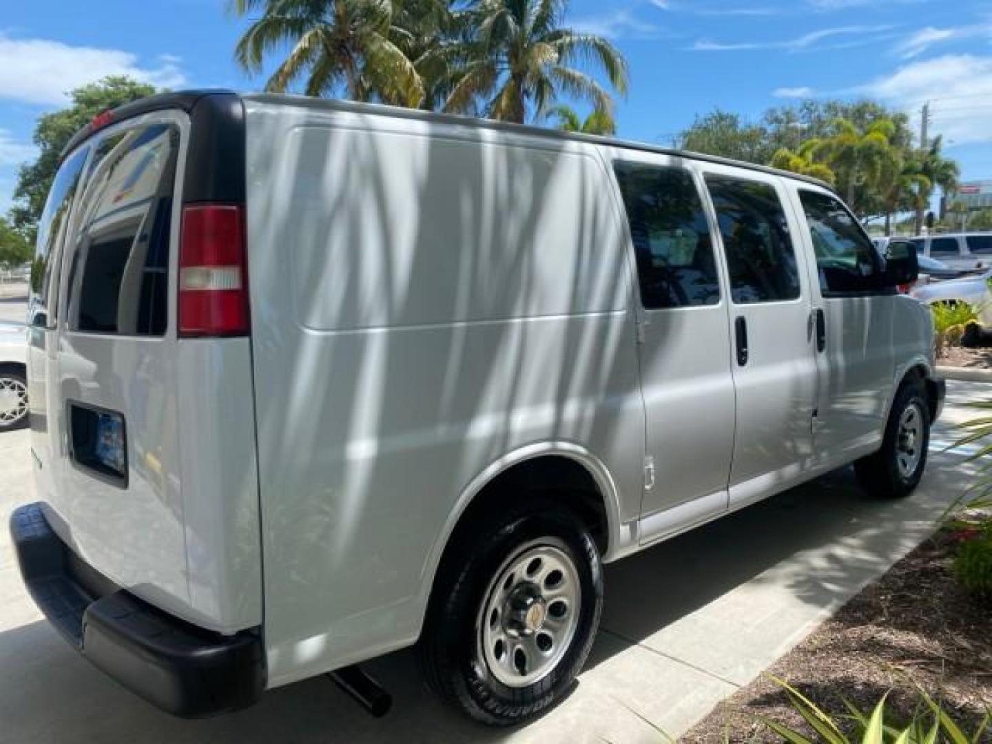 2013 Summit White /Medium Pewter Chevrolet Express Cargo Van LOW MILES 30,273 1 OWNER (1GCSGAFX7D1) with an 4.3L Vortec 1000 V6 MFI Engine engine, Automatic transmission, located at 4701 North Dixie Hwy, Pompano Beach, FL, 33064, (954) 422-2889, 26.240938, -80.123474 - OUR WEBPAGE FLORIDACARS1.COM HAS OVER 100 PHOTOS AND FREE CARFAX LINK 2013 CHEVROLET EXPRESS 1500 VIN: 1GCSGAFX7D1115905 1 G C S G A F X 7 D 1 1 1 5 9 0 5 VAN 4.3L V6 F OHV 12V GASOLINE REAR WHEEL DRIVE Top Features Rear Air Conditioning Vinyl Seats Basic Features ABS Brakes AM/FM Stereo Air Conditi - Photo#7