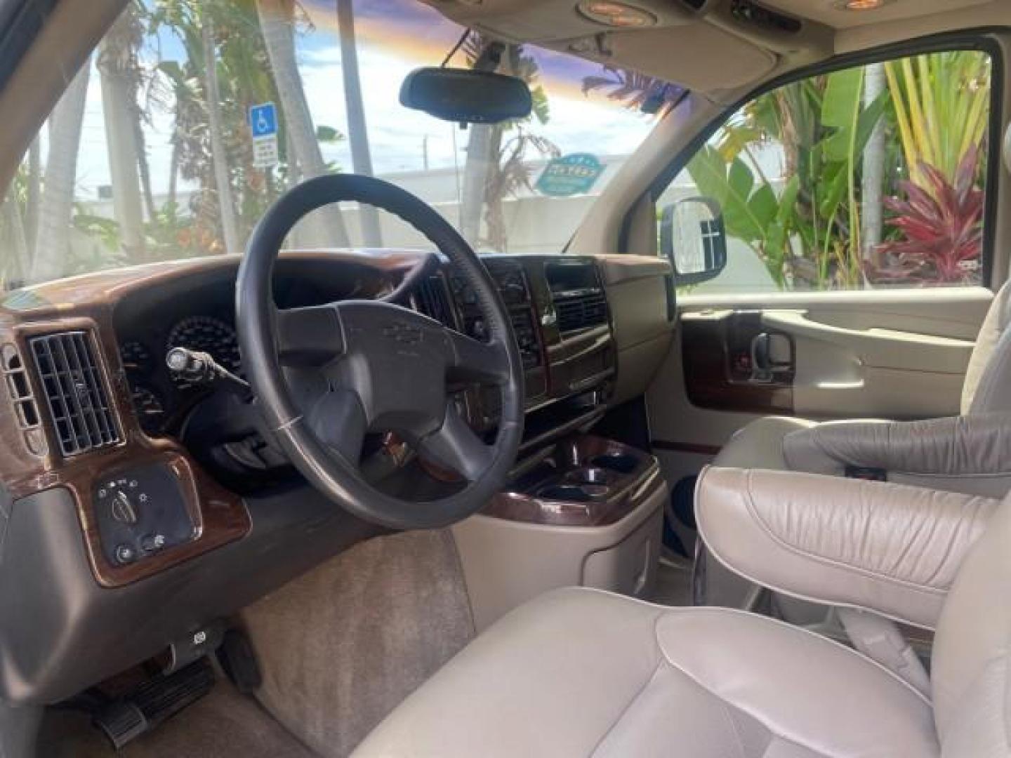 2003 Summit White /Medium Pewter Chevrolet Express HI TOP CONVERSION EXPLOR LOW MILES 55,452 (1GBFG15T331) with an 5.3L Vortec 5300 V8 SFI Engine engine, Automatic transmission, located at 4701 North Dixie Hwy, Pompano Beach, FL, 33064, (954) 422-2889, 26.240938, -80.123474 - OUR WEBPAGE FLORIDACARS1.COM HAS OVER 100 PHOTOS AND FREE CARFAX LINK OVER $ 90,000 NEW 2003 CHEVROLET EXPRESS G1500 LIMITED EXPLORER HI TOP CONVERSION VIN: 1GBFG15T331235672 1 G B F G 1 5 T 3 3 1 2 3 5 6 7 2 VAN 5.3L V8 F OHV GASOLINE REAR WHEEL DRIVE Top Features Alloy Wheels Conversion Van Fold-A - Photo#38