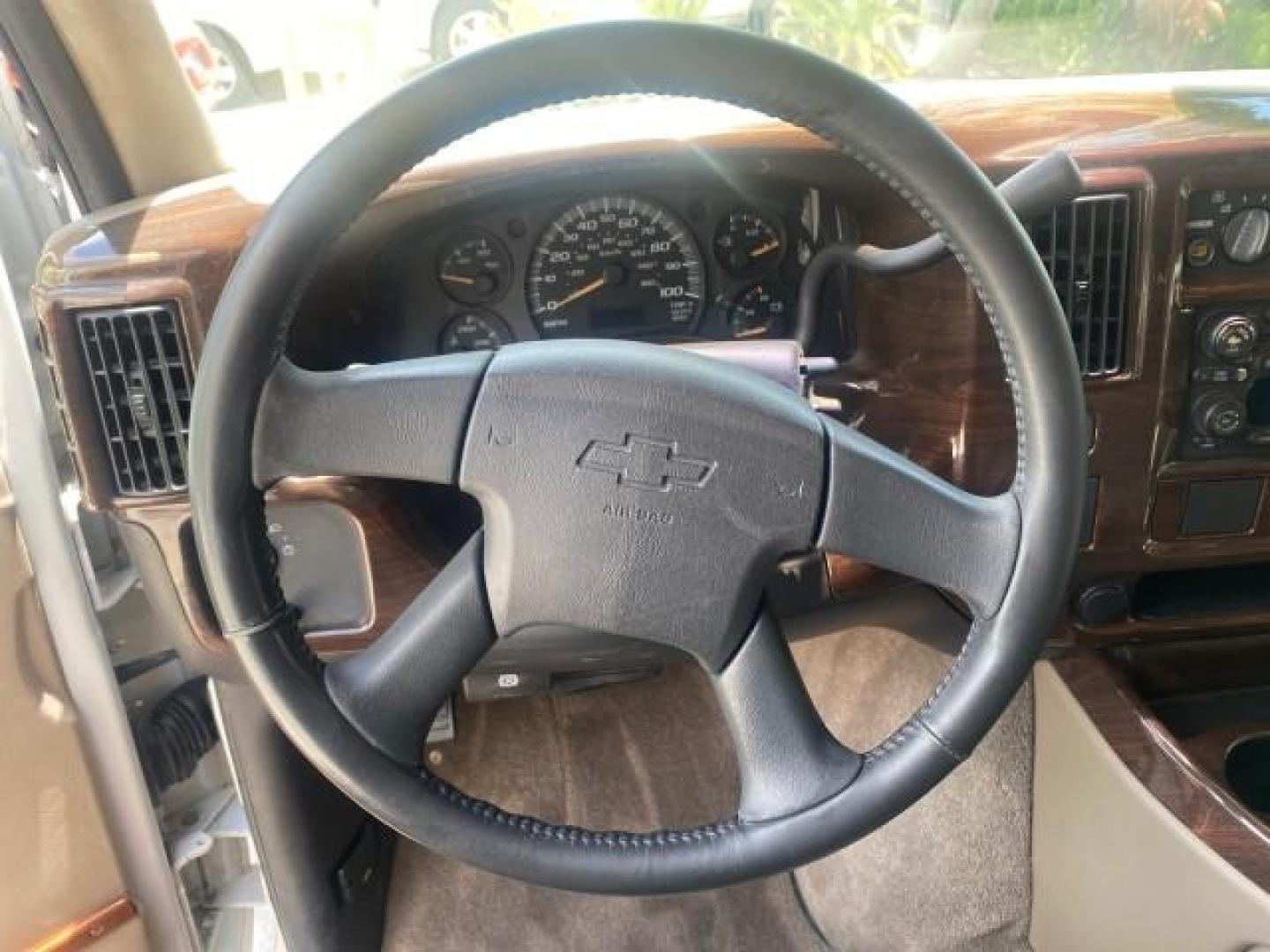 2003 Summit White /Medium Pewter Chevrolet Express HI TOP CONVERSION EXPLOR LOW MILES 55,452 (1GBFG15T331) with an 5.3L Vortec 5300 V8 SFI Engine engine, Automatic transmission, located at 4701 North Dixie Hwy, Pompano Beach, FL, 33064, (954) 422-2889, 26.240938, -80.123474 - OUR WEBPAGE FLORIDACARS1.COM HAS OVER 100 PHOTOS AND FREE CARFAX LINK OVER $ 90,000 NEW 2003 CHEVROLET EXPRESS G1500 LIMITED EXPLORER HI TOP CONVERSION VIN: 1GBFG15T331235672 1 G B F G 1 5 T 3 3 1 2 3 5 6 7 2 VAN 5.3L V8 F OHV GASOLINE REAR WHEEL DRIVE Top Features Alloy Wheels Conversion Van Fold-A - Photo#40