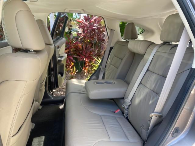 2012 Urban Titanium Metallic /Beige Honda CR-V 1 FL OWNER EX-L LOW MILES 47,572 (5J6RM3H77CL) with an 2.4L DOHC MPFI 16-Valve i-VTEC I4 Engine engine, Automatic transmission, located at 4701 North Dixie Hwy, Pompano Beach, FL, 33064, (954) 422-2889, 26.240938, -80.123474 - OUR WEBPAGE FLORIDACARS1.COM HAS OVER 100 PHOTOS AND FREE CARFAX LINK 2012 HONDA CR-V EX-L VIN: 5J6RM3H77CL033637 5 J 6 R M 3 H 7 7 C L 0 3 3 6 3 7 4 DOOR WAGON/SPORT UTILITY 2.4L I4 F DOHC 16V GASOLINE FRONT WHEEL DRIVE Top Features Alloy Wheels Bluetooth Technology Front Seat Heaters Leather Seats - Photo#14
