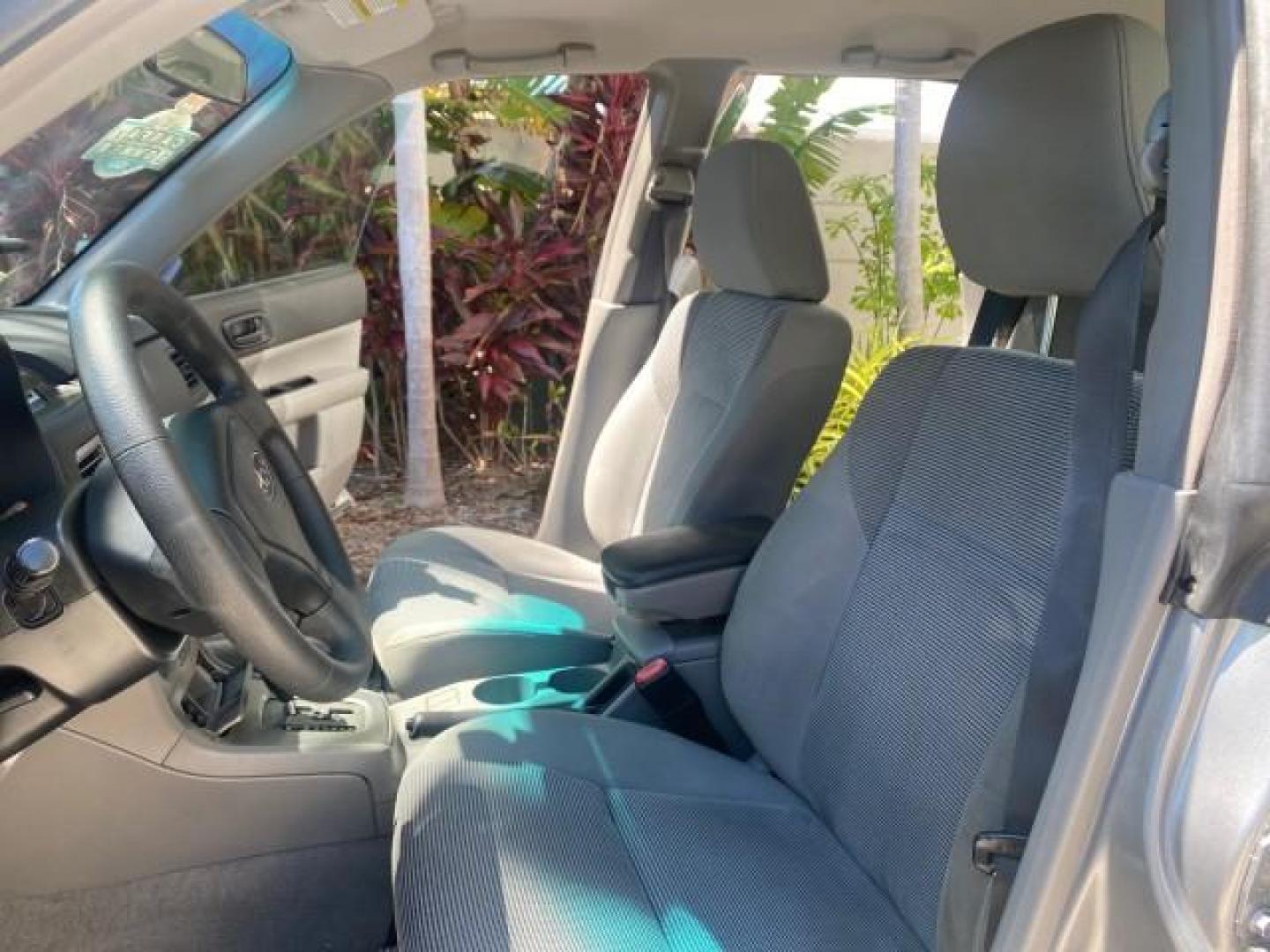 2008 Steel Silver Metallic /Graphite Gray Subaru Forester (Natl) AWD X LOW MILES 51,140 1 OWNER (JF1SG63698H) with an 2.5L SOHC SMPI 16-Valve 4-Cyl Boxer Engine engine, Automatic transmission, located at 4701 North Dixie Hwy, Pompano Beach, FL, 33064, (954) 422-2889, 26.240938, -80.123474 - OUR WEBPAGE FLORIDACARS1.COM HAS OVER 100 PHOTOS AND FREE CARFAX LINK 2008 SUBARU FORESTER 2.5 X VIN: JF1SG63698H707902 J F 1 S G 6 3 6 9 8 H 7 0 7 9 0 2 4 DOOR WAGON/SPORT UTILITY 2.5L H4 F SOHC 16V GASOLINE ALL WHEEL DRIVE Top Features 4WD/AWD Cloth Seats Basic Features ABS Brakes AM/FM Stereo Air - Photo#10