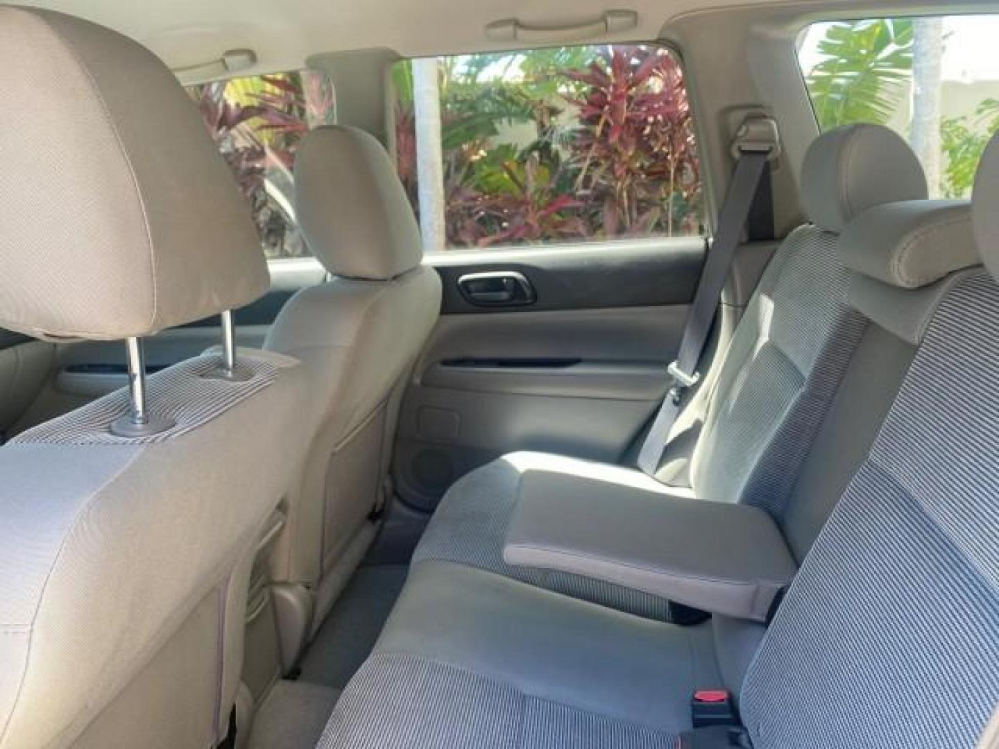 2008 Steel Silver Metallic /Graphite Gray Subaru Forester (Natl) AWD X LOW MILES 51,140 1 OWNER (JF1SG63698H) with an 2.5L SOHC SMPI 16-Valve 4-Cyl Boxer Engine engine, Automatic transmission, located at 4701 North Dixie Hwy, Pompano Beach, FL, 33064, (954) 422-2889, 26.240938, -80.123474 - OUR WEBPAGE FLORIDACARS1.COM HAS OVER 100 PHOTOS AND FREE CARFAX LINK 2008 SUBARU FORESTER 2.5 X VIN: JF1SG63698H707902 J F 1 S G 6 3 6 9 8 H 7 0 7 9 0 2 4 DOOR WAGON/SPORT UTILITY 2.5L H4 F SOHC 16V GASOLINE ALL WHEEL DRIVE Top Features 4WD/AWD Cloth Seats Basic Features ABS Brakes AM/FM Stereo Air - Photo#64