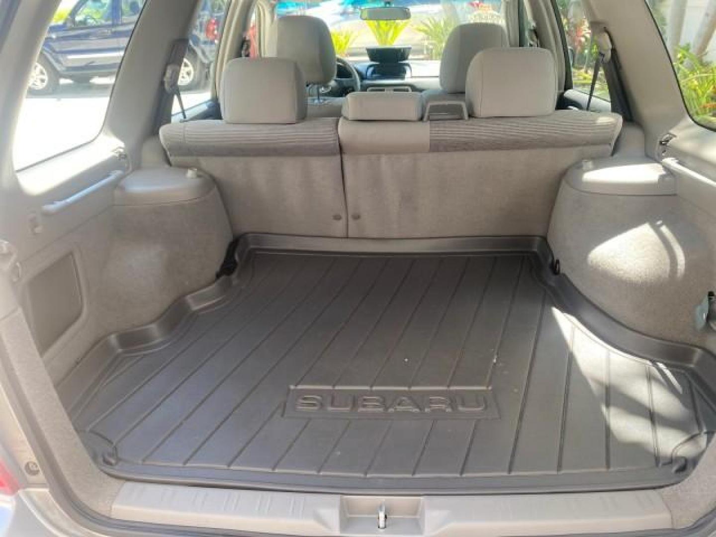 2008 Steel Silver Metallic /Graphite Gray Subaru Forester (Natl) AWD X LOW MILES 51,140 1 OWNER (JF1SG63698H) with an 2.5L SOHC SMPI 16-Valve 4-Cyl Boxer Engine engine, Automatic transmission, located at 4701 North Dixie Hwy, Pompano Beach, FL, 33064, (954) 422-2889, 26.240938, -80.123474 - OUR WEBPAGE FLORIDACARS1.COM HAS OVER 100 PHOTOS AND FREE CARFAX LINK 2008 SUBARU FORESTER 2.5 X VIN: JF1SG63698H707902 J F 1 S G 6 3 6 9 8 H 7 0 7 9 0 2 4 DOOR WAGON/SPORT UTILITY 2.5L H4 F SOHC 16V GASOLINE ALL WHEEL DRIVE Top Features 4WD/AWD Cloth Seats Basic Features ABS Brakes AM/FM Stereo Air - Photo#79