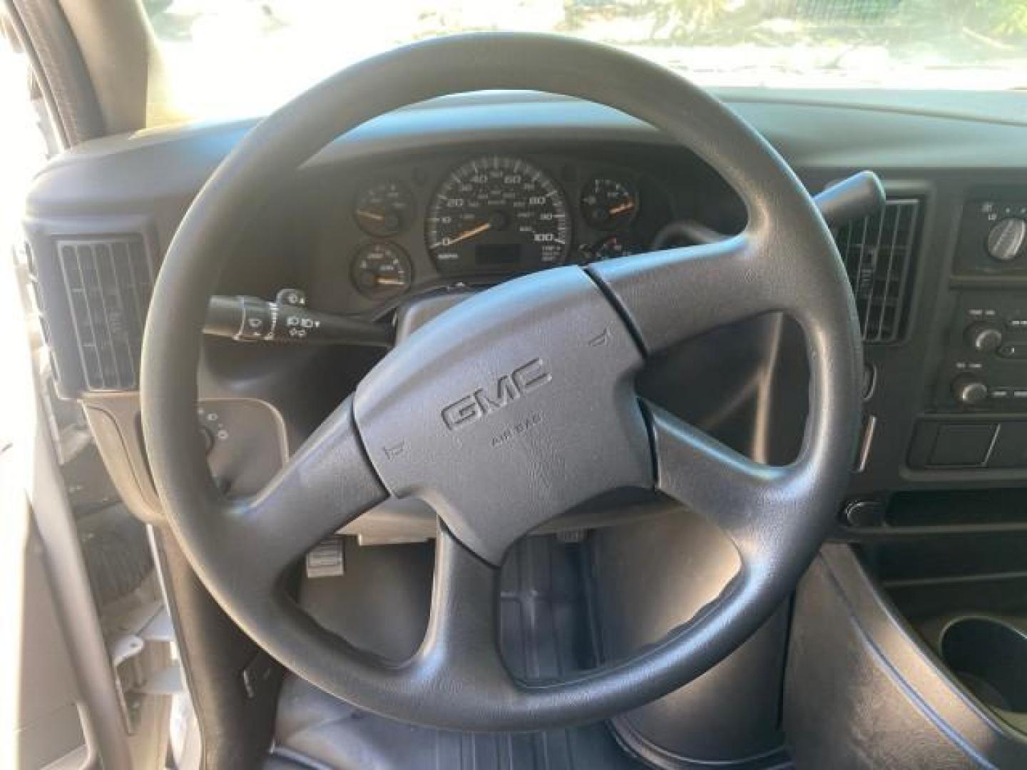 2004 Summit White /Medium Dark Pewter GMC Savana Cargo Van 1 OWNER FL (1GTFG15X141) with an 4.3L Vortec 4300 V6 MFI Engine engine, Automatic transmission, located at 4701 North Dixie Hwy, Pompano Beach, FL, 33064, (954) 422-2889, 26.240938, -80.123474 - OUR WEBPAGE FLORIDACARS1.COM HAS OVER 100 PHOTOS AND FREE CARFAX LINK 2004 GMC SAVANA 1500 THIS VAN IS LIKE NEW! VIN: 1GTFG15X141181482 1 G T F G 1 5 X 1 4 1 1 8 1 4 8 2 VAN 4.3L V6 F GASOLINE REAR WHEEL DRIVE Top Features Conversion Van Vinyl Seats Basic Features ABS Brakes AM/FM Stereo Air Conditi - Photo#39