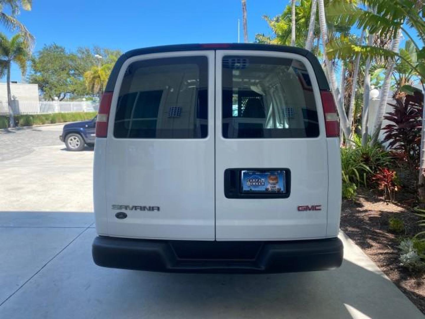 2004 Summit White /Medium Dark Pewter GMC Savana Cargo Van 1 OWNER FL (1GTFG15X141) with an 4.3L Vortec 4300 V6 MFI Engine engine, Automatic transmission, located at 4701 North Dixie Hwy, Pompano Beach, FL, 33064, (954) 422-2889, 26.240938, -80.123474 - OUR WEBPAGE FLORIDACARS1.COM HAS OVER 100 PHOTOS AND FREE CARFAX LINK 2004 GMC SAVANA 1500 THIS VAN IS LIKE NEW! VIN: 1GTFG15X141181482 1 G T F G 1 5 X 1 4 1 1 8 1 4 8 2 VAN 4.3L V6 F GASOLINE REAR WHEEL DRIVE Top Features Conversion Van Vinyl Seats Basic Features ABS Brakes AM/FM Stereo Air Conditi - Photo#71