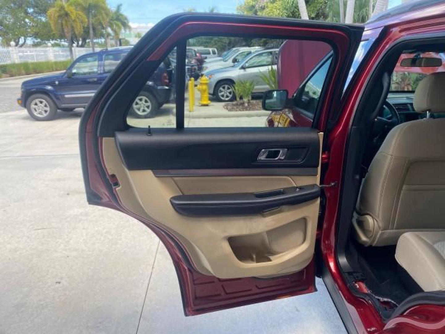 2016 Ruby Red Metallic Tinted Clearcoat /Medium Light Camel Ford Explorer LOW MILES 65,688 1 OWNER FL 3RD ROW (1FM5K7BH0GG) with an 2.3L 4-Cyl Engine engine, Automatic transmission, located at 4701 North Dixie Hwy, Pompano Beach, FL, 33064, (954) 422-2889, 26.240938, -80.123474 - OUR WEBPAGE FLORIDACARS1.COM HAS OVER 100 PHOTOS AND FREE CARFAX LINK 2016 FORD EXPLORER VIN: 1FM5K7BH0GGD22095 1 F M 5 K 7 B H 0 G G D 2 2 0 9 5 4 DOOR WAGON/SPORT UTILITY 2.3L I4 F DOHC 16V GASOLINE FRONT WHEEL DRIVE Features ABS Brakes Air Conditioning Alloy Wheels AM/FM Stereo Automatic Transmis - Photo#13