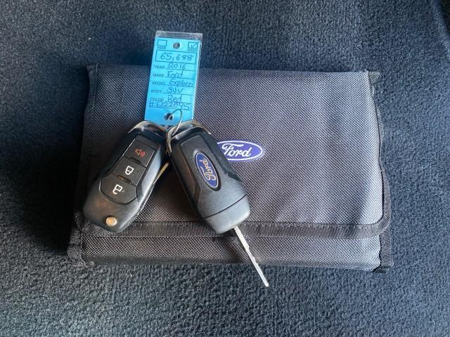 2016 Ruby Red Metallic Tinted Clearcoat /Medium Light Camel Ford Explorer LOW MILES 65,701 1 OWNER FL 3RD ROW (1FM5K7BH0GG) with an 2.3L 4-Cyl Engine engine, Automatic transmission, located at 4701 North Dixie Hwy, Pompano Beach, FL, 33064, (954) 422-2889, 26.240938, -80.123474 - OUR WEBPAGE FLORIDACARS1.COM HAS OVER 100 PHOTOS AND FREE CARFAX LINK 2016 FORD EXPLORER VIN: 1FM5K7BH0GGD22095 1 F M 5 K 7 B H 0 G G D 2 2 0 9 5 4 DOOR WAGON/SPORT UTILITY 2.3L I4 F DOHC 16V GASOLINE FRONT WHEEL DRIVE Features ABS Brakes Air Conditioning Alloy Wheels AM/FM Stereo Automatic Transmis - Photo#23