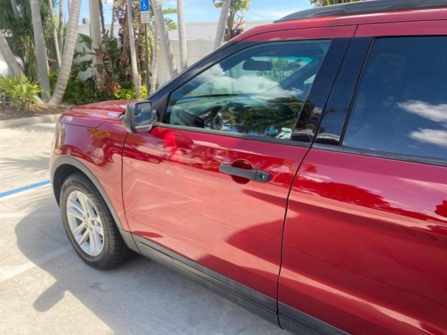 2016 Ruby Red Metallic Tinted Clearcoat /Medium Light Camel Ford Explorer LOW MILES 65,688 1 OWNER FL 3RD ROW (1FM5K7BH0GG) with an 2.3L 4-Cyl Engine engine, Automatic transmission, located at 4701 North Dixie Hwy, Pompano Beach, FL, 33064, (954) 422-2889, 26.240938, -80.123474 - OUR WEBPAGE FLORIDACARS1.COM HAS OVER 100 PHOTOS AND FREE CARFAX LINK 2016 FORD EXPLORER VIN: 1FM5K7BH0GGD22095 1 F M 5 K 7 B H 0 G G D 2 2 0 9 5 4 DOOR WAGON/SPORT UTILITY 2.3L I4 F DOHC 16V GASOLINE FRONT WHEEL DRIVE Features ABS Brakes Air Conditioning Alloy Wheels AM/FM Stereo Automatic Transmis - Photo#26
