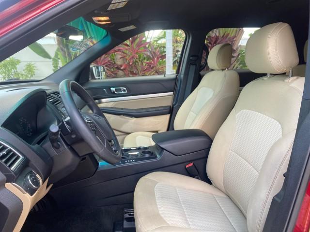 2016 Ruby Red Metallic Tinted Clearcoat /Medium Light Camel Ford Explorer LOW MILES 65,701 1 OWNER FL 3RD ROW (1FM5K7BH0GG) with an 2.3L 4-Cyl Engine engine, Automatic transmission, located at 4701 North Dixie Hwy, Pompano Beach, FL, 33064, (954) 422-2889, 26.240938, -80.123474 - OUR WEBPAGE FLORIDACARS1.COM HAS OVER 100 PHOTOS AND FREE CARFAX LINK 2016 FORD EXPLORER VIN: 1FM5K7BH0GGD22095 1 F M 5 K 7 B H 0 G G D 2 2 0 9 5 4 DOOR WAGON/SPORT UTILITY 2.3L I4 F DOHC 16V GASOLINE FRONT WHEEL DRIVE Features ABS Brakes Air Conditioning Alloy Wheels AM/FM Stereo Automatic Transmis - Photo#33