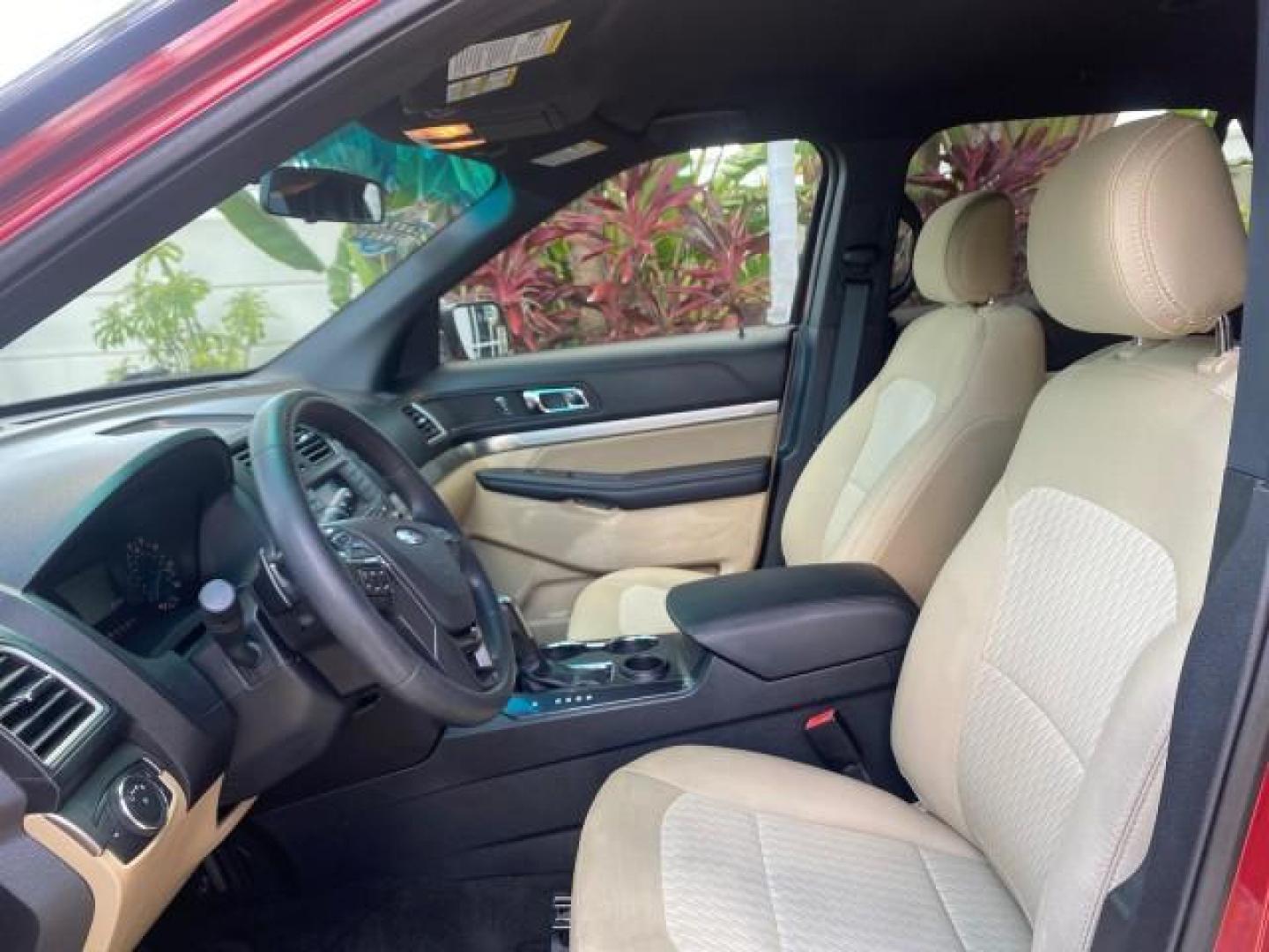 2016 Ruby Red Metallic Tinted Clearcoat /Medium Light Camel Ford Explorer LOW MILES 65,688 1 OWNER FL 3RD ROW (1FM5K7BH0GG) with an 2.3L 4-Cyl Engine engine, Automatic transmission, located at 4701 North Dixie Hwy, Pompano Beach, FL, 33064, (954) 422-2889, 26.240938, -80.123474 - OUR WEBPAGE FLORIDACARS1.COM HAS OVER 100 PHOTOS AND FREE CARFAX LINK 2016 FORD EXPLORER VIN: 1FM5K7BH0GGD22095 1 F M 5 K 7 B H 0 G G D 2 2 0 9 5 4 DOOR WAGON/SPORT UTILITY 2.3L I4 F DOHC 16V GASOLINE FRONT WHEEL DRIVE Features ABS Brakes Air Conditioning Alloy Wheels AM/FM Stereo Automatic Transmis - Photo#34