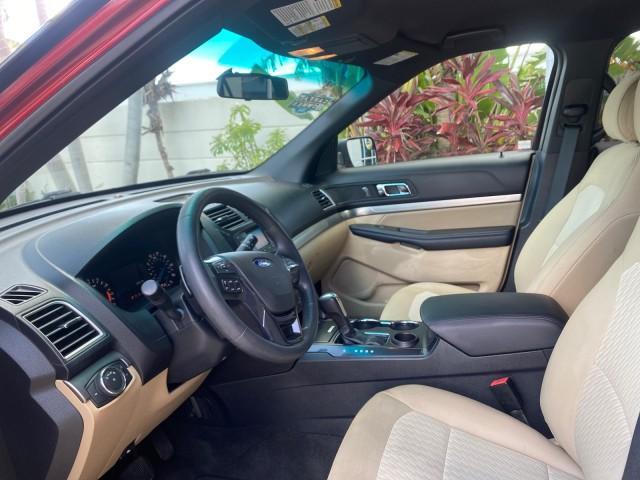 2016 Ruby Red Metallic Tinted Clearcoat /Medium Light Camel Ford Explorer LOW MILES 65,701 1 OWNER FL 3RD ROW (1FM5K7BH0GG) with an 2.3L 4-Cyl Engine engine, Automatic transmission, located at 4701 North Dixie Hwy, Pompano Beach, FL, 33064, (954) 422-2889, 26.240938, -80.123474 - OUR WEBPAGE FLORIDACARS1.COM HAS OVER 100 PHOTOS AND FREE CARFAX LINK 2016 FORD EXPLORER VIN: 1FM5K7BH0GGD22095 1 F M 5 K 7 B H 0 G G D 2 2 0 9 5 4 DOOR WAGON/SPORT UTILITY 2.3L I4 F DOHC 16V GASOLINE FRONT WHEEL DRIVE Features ABS Brakes Air Conditioning Alloy Wheels AM/FM Stereo Automatic Transmis - Photo#35