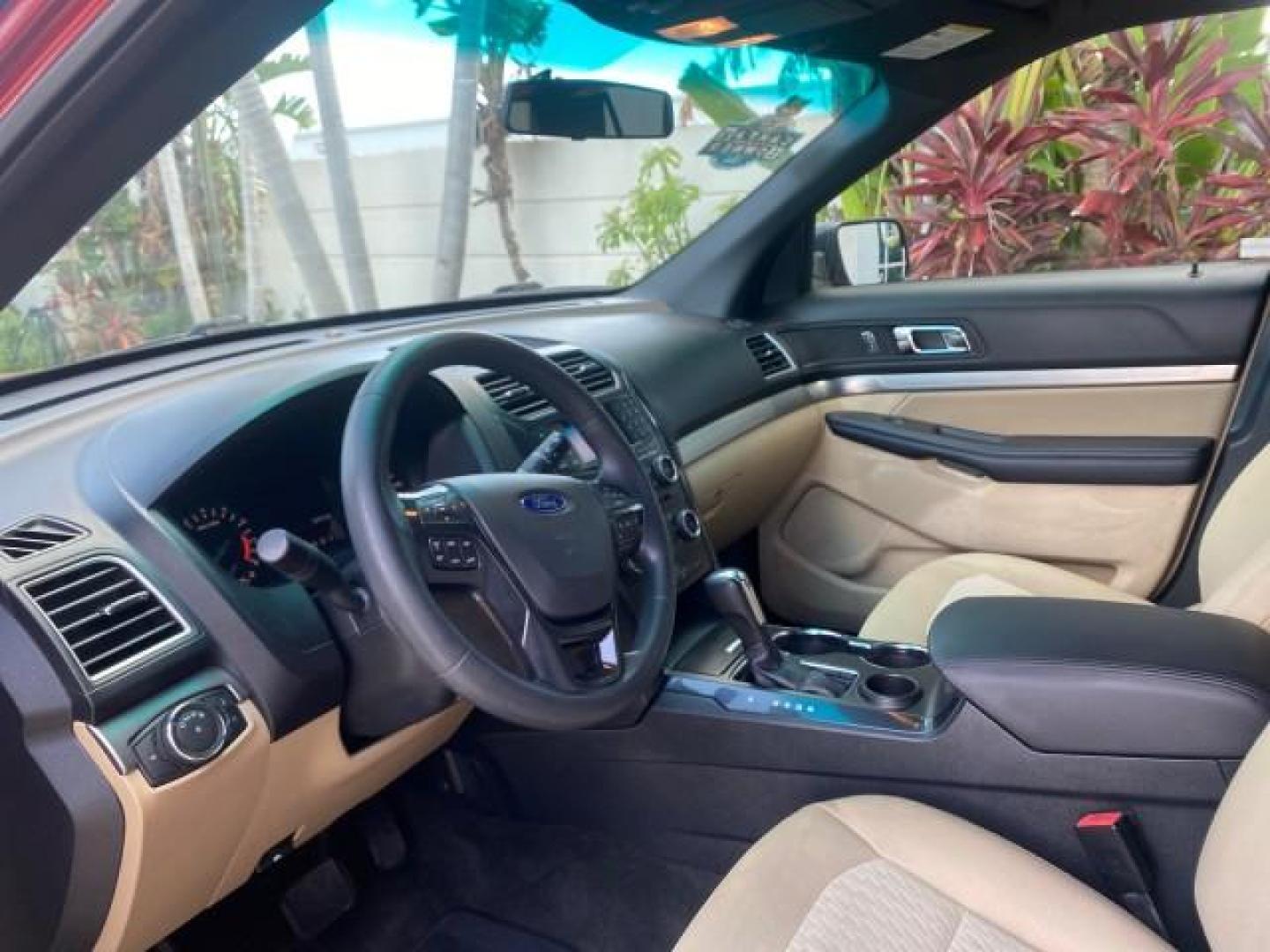 2016 Ruby Red Metallic Tinted Clearcoat /Medium Light Camel Ford Explorer LOW MILES 65,688 1 OWNER FL 3RD ROW (1FM5K7BH0GG) with an 2.3L 4-Cyl Engine engine, Automatic transmission, located at 4701 North Dixie Hwy, Pompano Beach, FL, 33064, (954) 422-2889, 26.240938, -80.123474 - OUR WEBPAGE FLORIDACARS1.COM HAS OVER 100 PHOTOS AND FREE CARFAX LINK 2016 FORD EXPLORER VIN: 1FM5K7BH0GGD22095 1 F M 5 K 7 B H 0 G G D 2 2 0 9 5 4 DOOR WAGON/SPORT UTILITY 2.3L I4 F DOHC 16V GASOLINE FRONT WHEEL DRIVE Features ABS Brakes Air Conditioning Alloy Wheels AM/FM Stereo Automatic Transmis - Photo#36