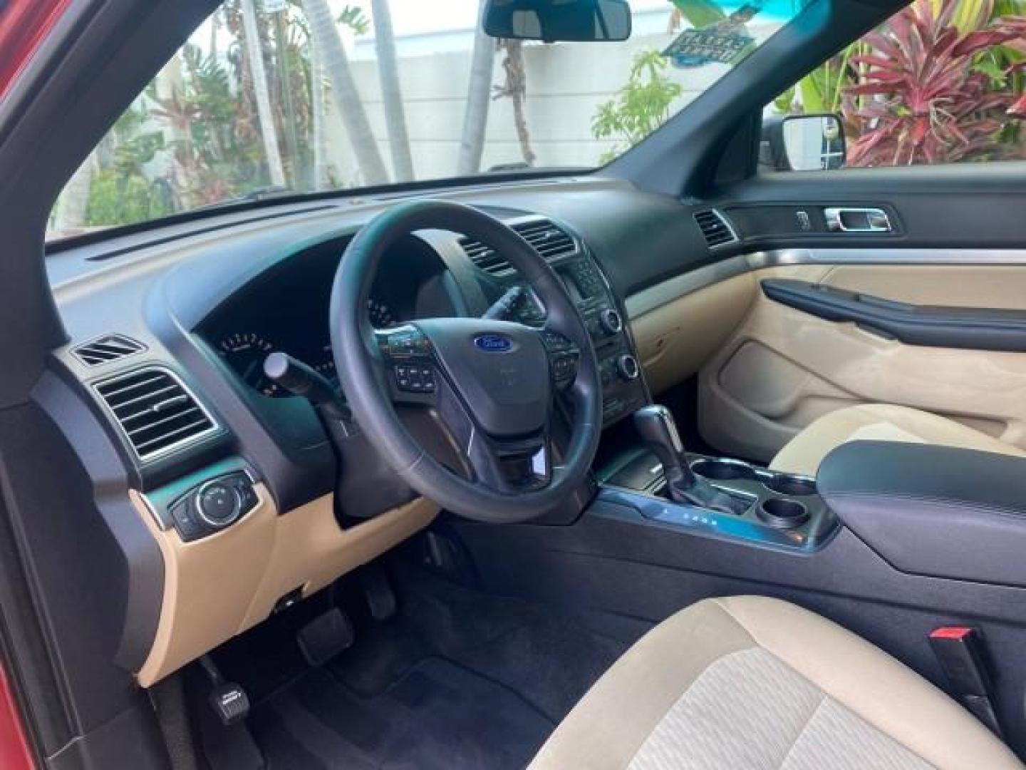 2016 Ruby Red Metallic Tinted Clearcoat /Medium Light Camel Ford Explorer LOW MILES 65,688 1 OWNER FL 3RD ROW (1FM5K7BH0GG) with an 2.3L 4-Cyl Engine engine, Automatic transmission, located at 4701 North Dixie Hwy, Pompano Beach, FL, 33064, (954) 422-2889, 26.240938, -80.123474 - OUR WEBPAGE FLORIDACARS1.COM HAS OVER 100 PHOTOS AND FREE CARFAX LINK 2016 FORD EXPLORER VIN: 1FM5K7BH0GGD22095 1 F M 5 K 7 B H 0 G G D 2 2 0 9 5 4 DOOR WAGON/SPORT UTILITY 2.3L I4 F DOHC 16V GASOLINE FRONT WHEEL DRIVE Features ABS Brakes Air Conditioning Alloy Wheels AM/FM Stereo Automatic Transmis - Photo#37
