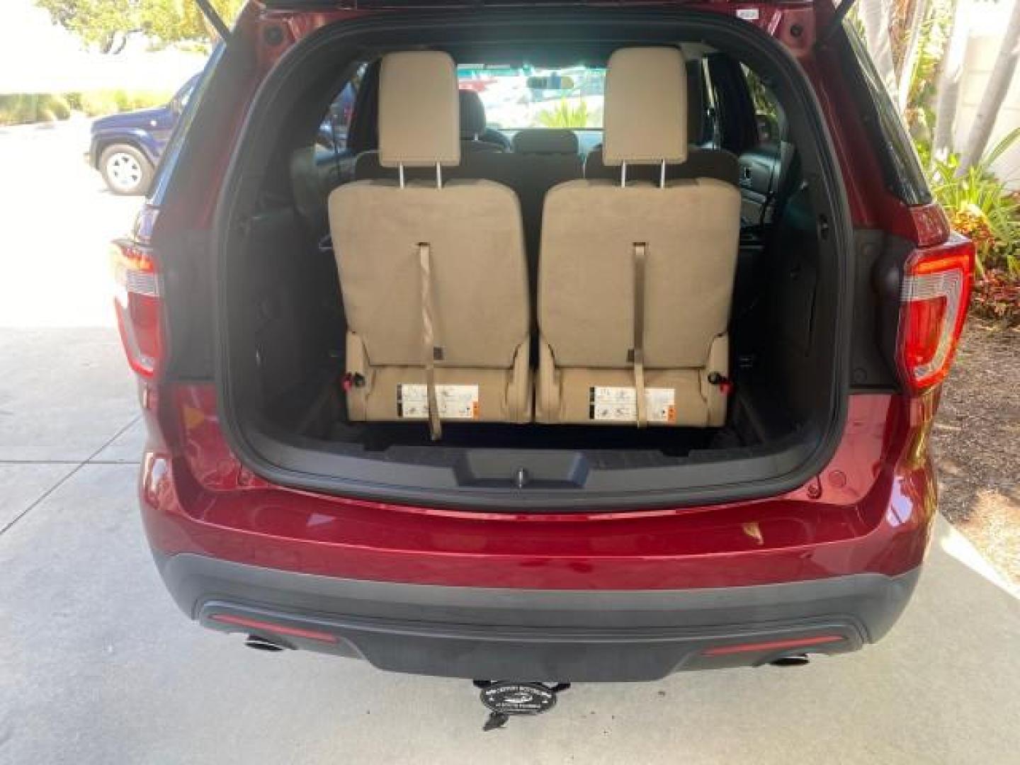 2016 Ruby Red Metallic Tinted Clearcoat /Medium Light Camel Ford Explorer LOW MILES 65,688 1 OWNER FL 3RD ROW (1FM5K7BH0GG) with an 2.3L 4-Cyl Engine engine, Automatic transmission, located at 4701 North Dixie Hwy, Pompano Beach, FL, 33064, (954) 422-2889, 26.240938, -80.123474 - OUR WEBPAGE FLORIDACARS1.COM HAS OVER 100 PHOTOS AND FREE CARFAX LINK 2016 FORD EXPLORER VIN: 1FM5K7BH0GGD22095 1 F M 5 K 7 B H 0 G G D 2 2 0 9 5 4 DOOR WAGON/SPORT UTILITY 2.3L I4 F DOHC 16V GASOLINE FRONT WHEEL DRIVE Features ABS Brakes Air Conditioning Alloy Wheels AM/FM Stereo Automatic Transmis - Photo#84